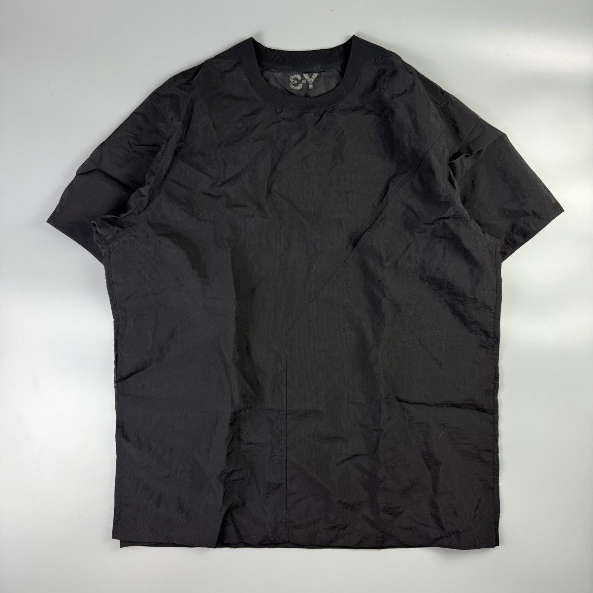 Y-3 Y-3 Yohji Yamamoto - SWM Rip Stop Mesh Short Sleeve T-Shirt Size US S / EU 44-46 / 1 - 1 Thumbnail