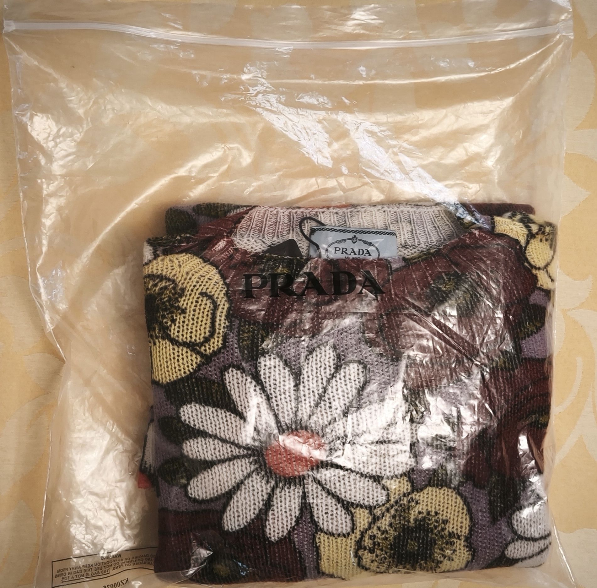 Prada Flower print oversize sweater Size S / US 4 / IT 40 - 9 Thumbnail