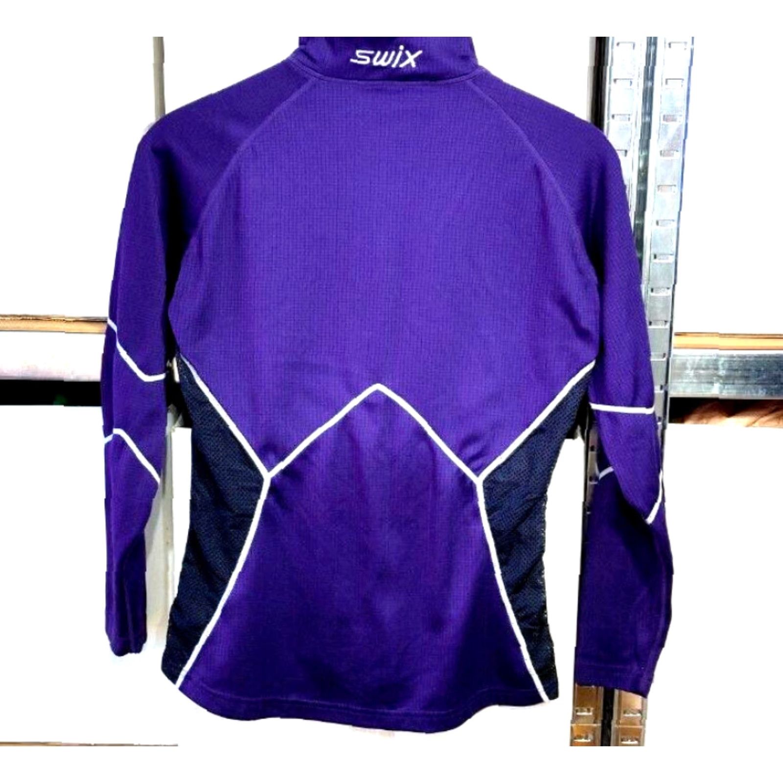 Vintage VINTAGE Swix Purple Track Sports Jacket Top? Size S / US 4 / IT 40 - 2 Thumbnail