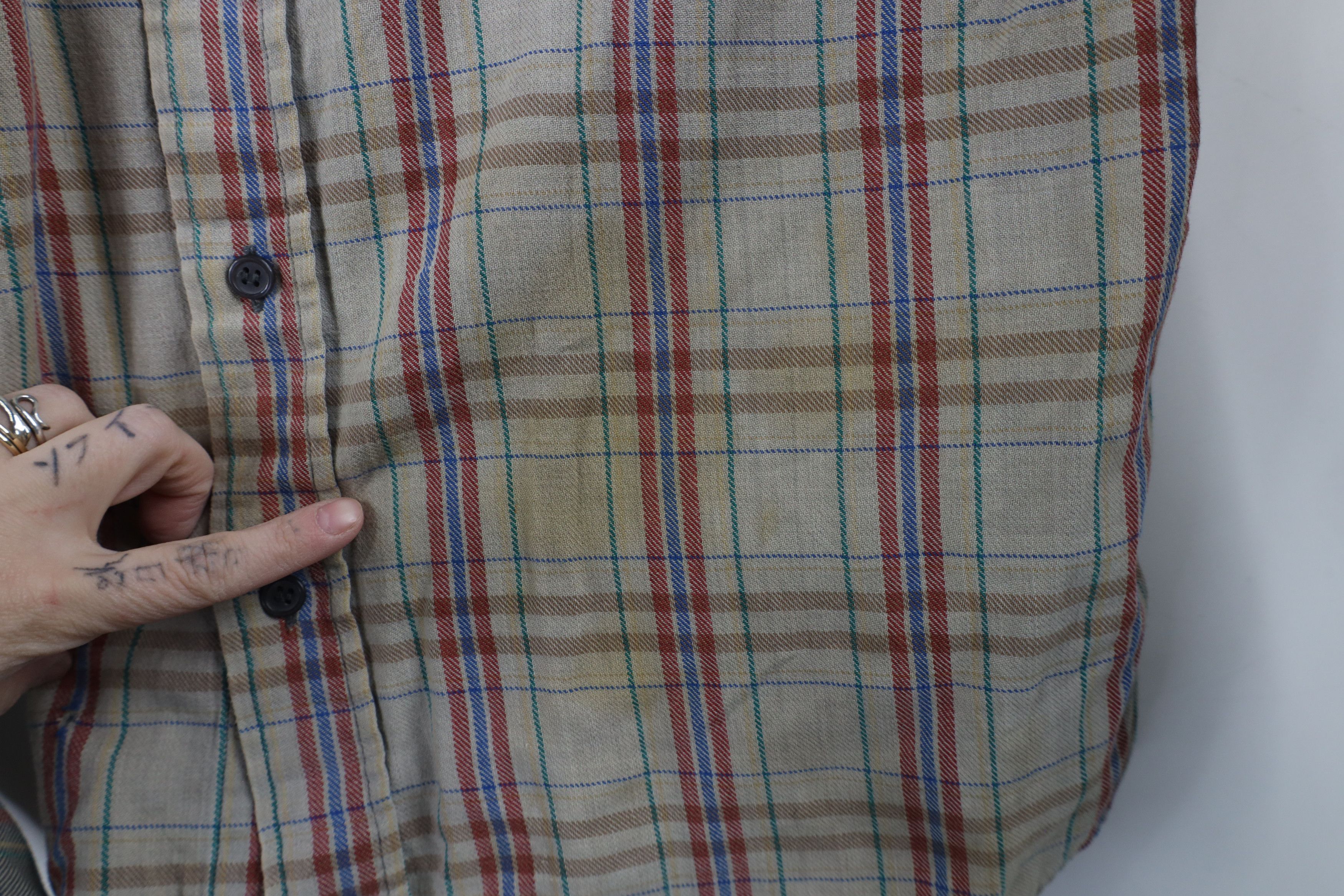 Dickies × Vintage Vintage 70s 80s Dickies Collared Workwear Button Shirt Size US M / EU 48-50 / 2 - 4 Thumbnail