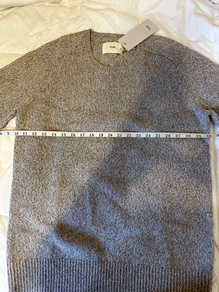 Folk Boxy Patrice Mélange Merino Wool Crew Sweater Size US M / EU 48-50 / 2 - 5 Thumbnail