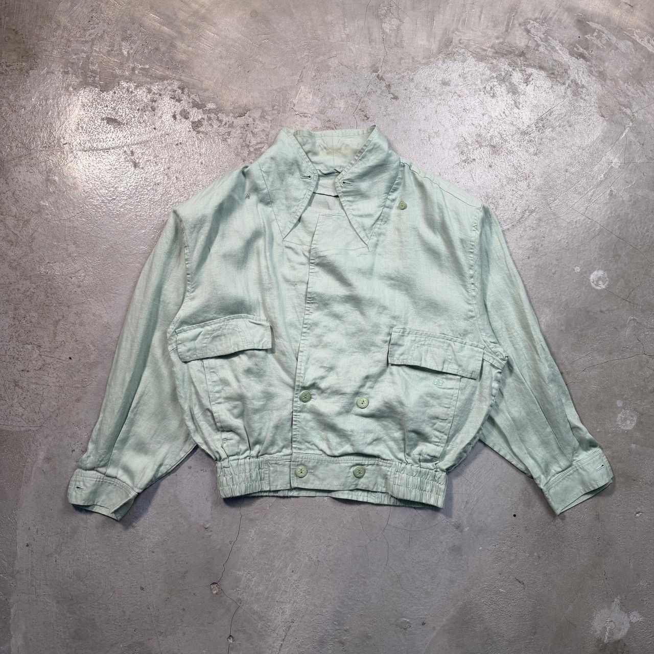 Balenciaga Vintage BALENCIAGA Sport Paris Bomber Jacket Size US M / EU 48-50 / 2 - 2 Thumbnail