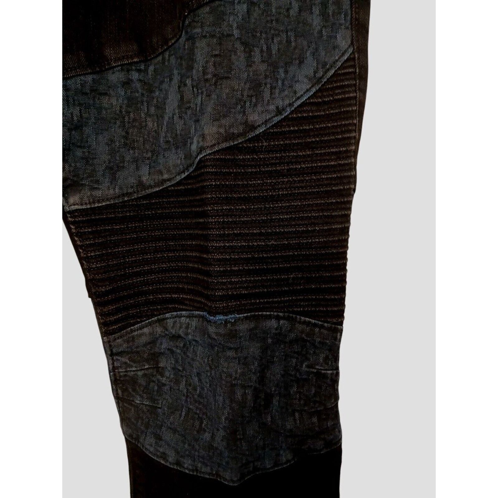 True Religion True Religion ROCCO MOTO Relaxed Skinny Jeans Sz 32 Black Size US 32 / EU 48 - 2 Thumbnail