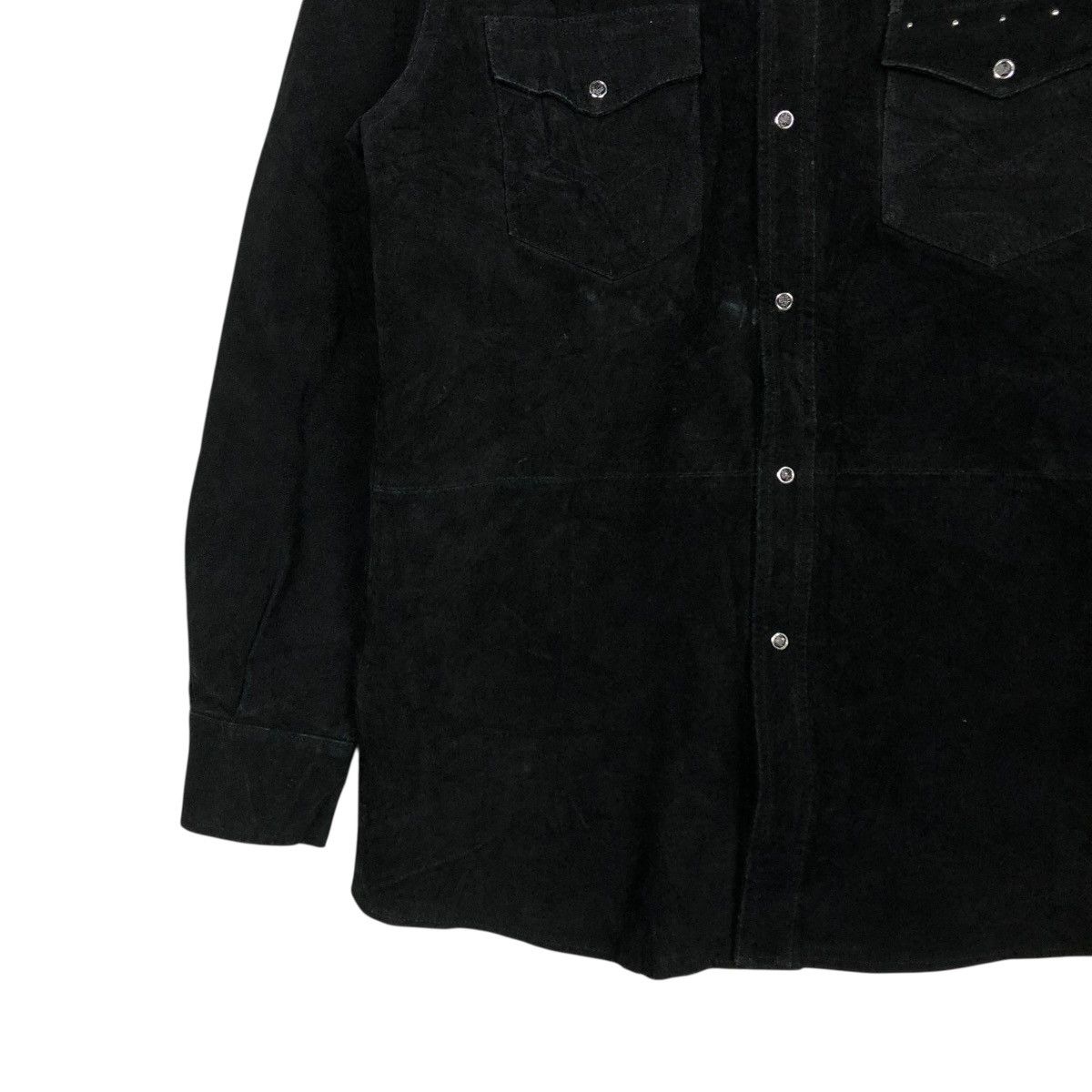 Japanese Brand 🔥RICH BLACK VINTAGE CHORE LEATHER JACKET CANTERBURY CROSS Size US M / EU 48-50 / 2 - 6 Thumbnail