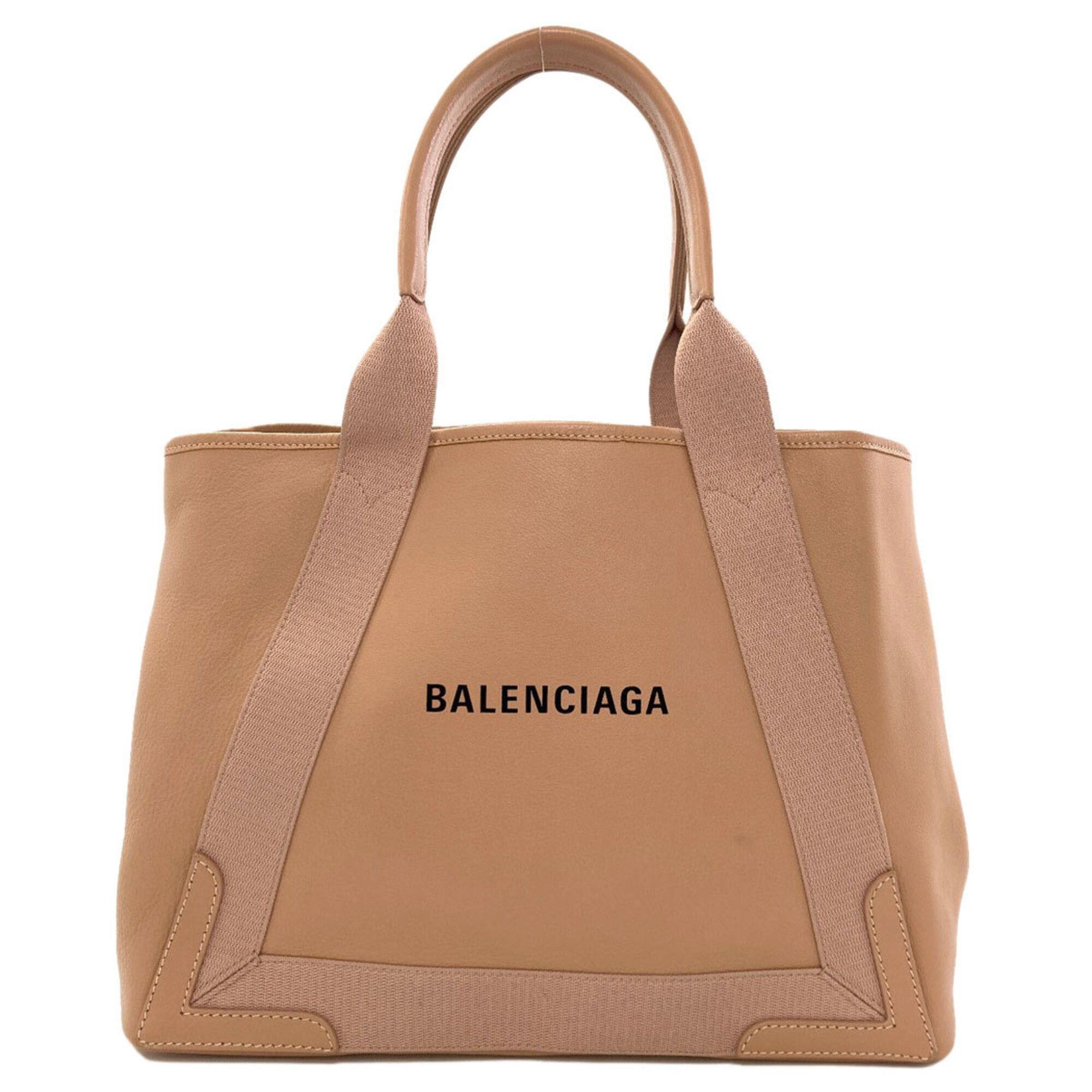 Balenciaga Balenciaga 581292 Navy Cabas S Handbag Calfskin Women's BALENCIAGA Size ONE SIZE - 1 Thumbnail
