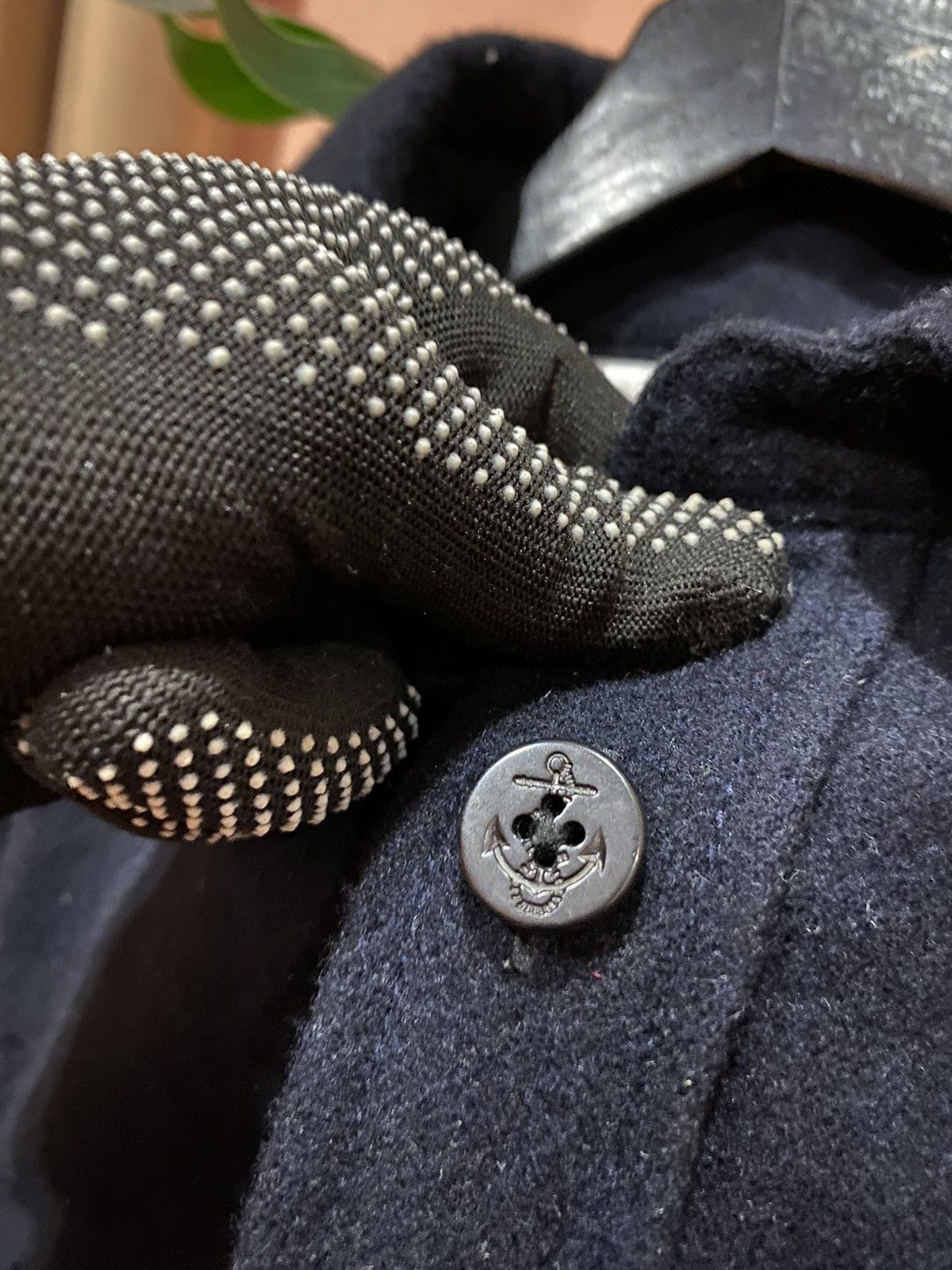 Blue Blue Japan × HOLLYWOOD RANCH MARKET Blue Blue H.Ranch Market Vintage Black Wool Shirt Jacket Size US M / EU 48-50 / 2 - 7 Thumbnail