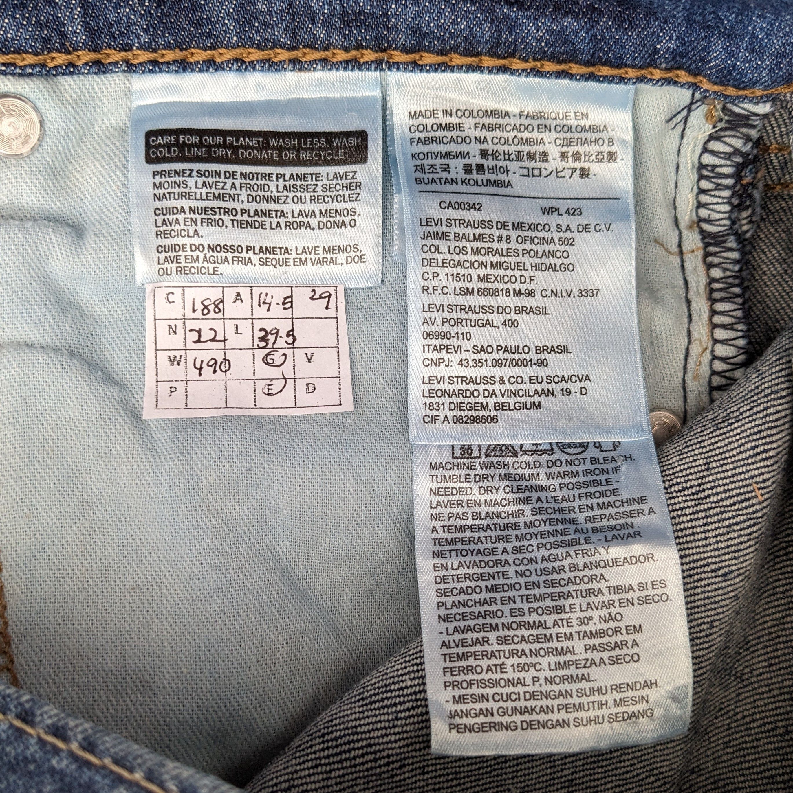 Vintage Vintage Levi's Strauss Co American Brand Jeans Size US 29 - 12 Thumbnail