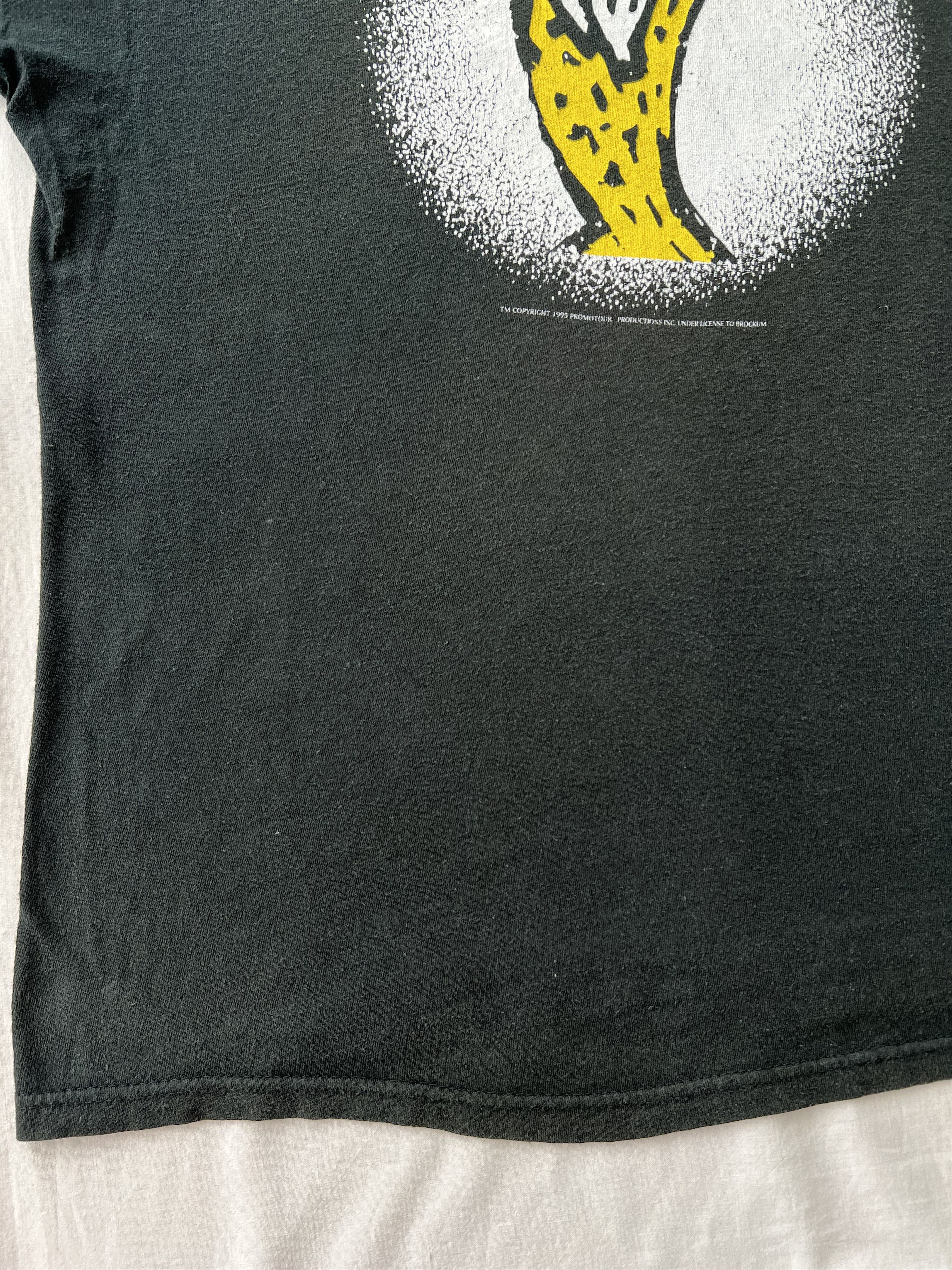 Band Tees Vintage 1995 The Rolling Stones Voodoo Lounge Black T-shirt Size US XL / EU 56 / 4 - 11 Thumbnail