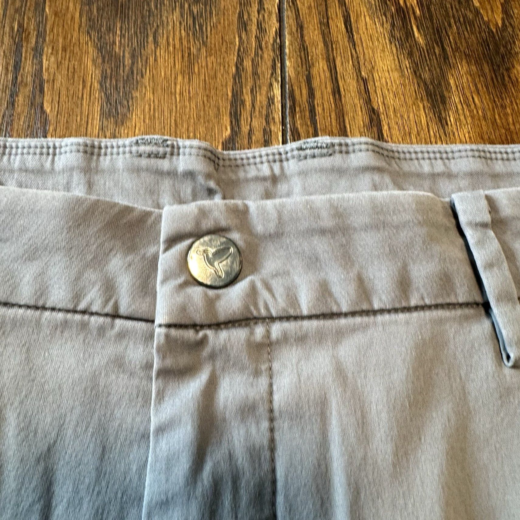 Vintage Birddogs Stretch Performance Chino Pants Mens 32x34 Gray Liner City Preppy Regular Straight Size US 32 / EU 48 - 6 Thumbnail