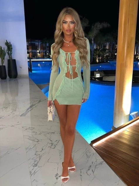 Designer Mini dress Size ONE SIZE - 6 Thumbnail