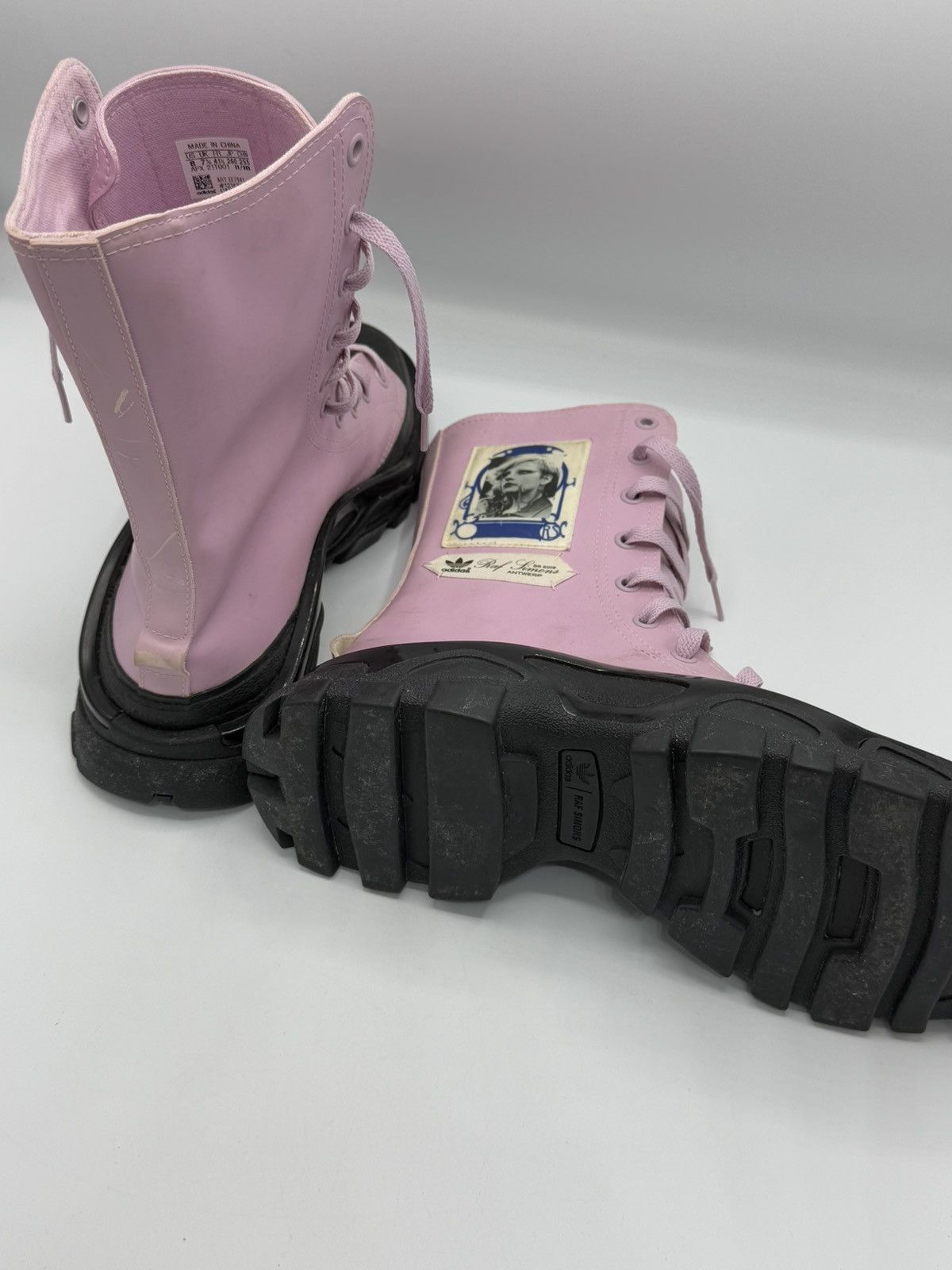 Adidas × Raf Simons Raf Simons x Detroit Runner High 'Pink Black' Size US 8 / EU 41 - 6 Thumbnail