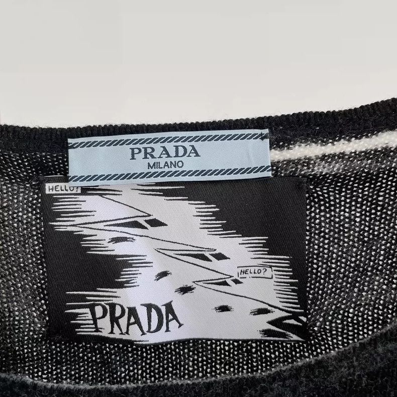 Prada Prada Black cashmere knitted long sleeves Size S / US 4 / IT 40 - 5 Thumbnail