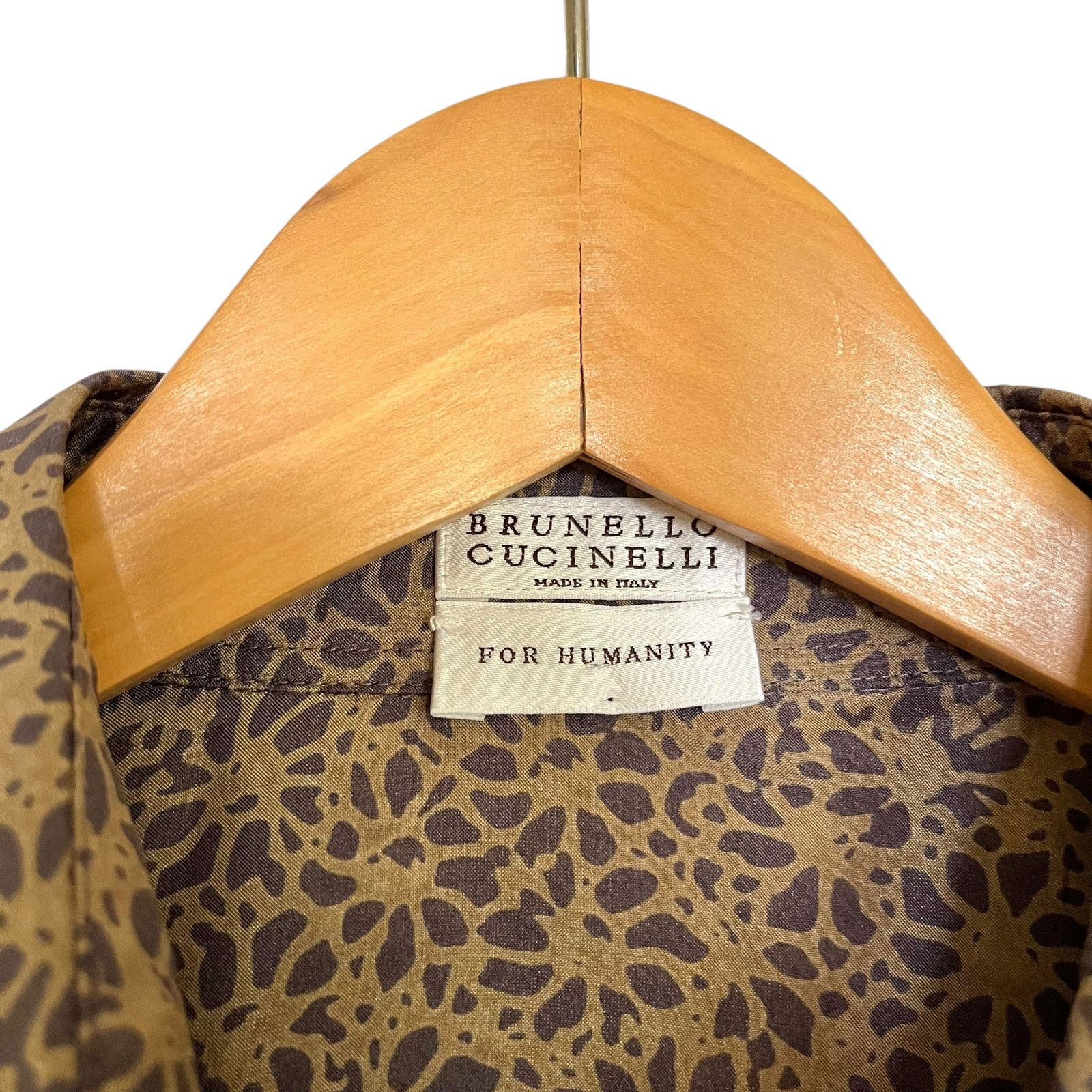 Brunello Cucinelli NWT Brunello Cucinelli Silk Pongee Floral Print Womens Shirt Size XS / US 0-2 / IT 36-38 - 4 Thumbnail