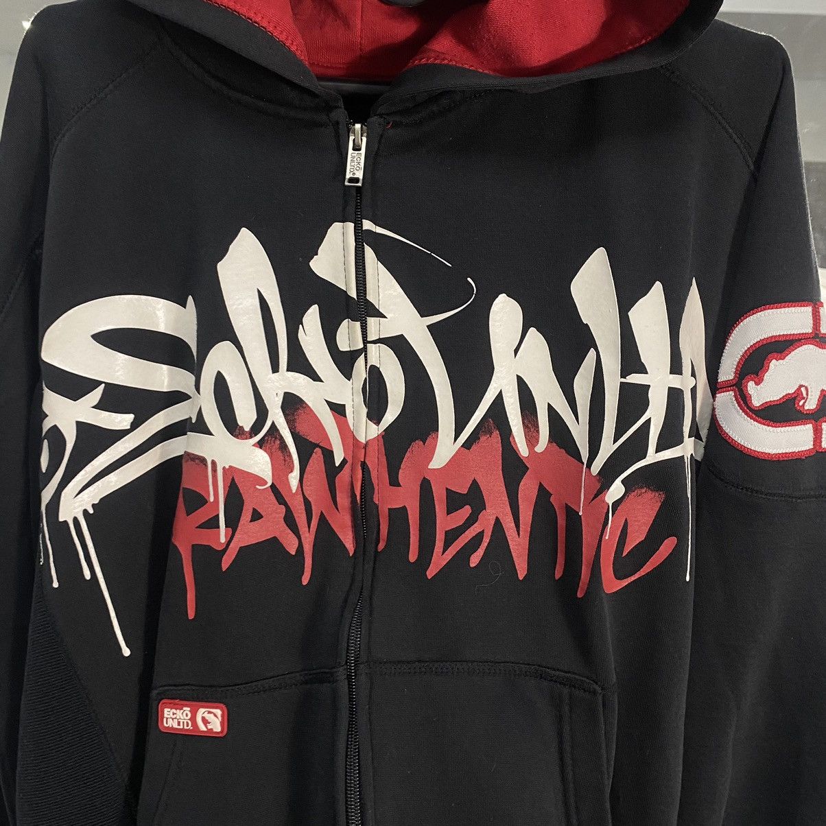 Ecko Unltd. Vintage Y2K Ecko Zip-hoodie Size US M / EU 48-50 / 2 - 4 Thumbnail