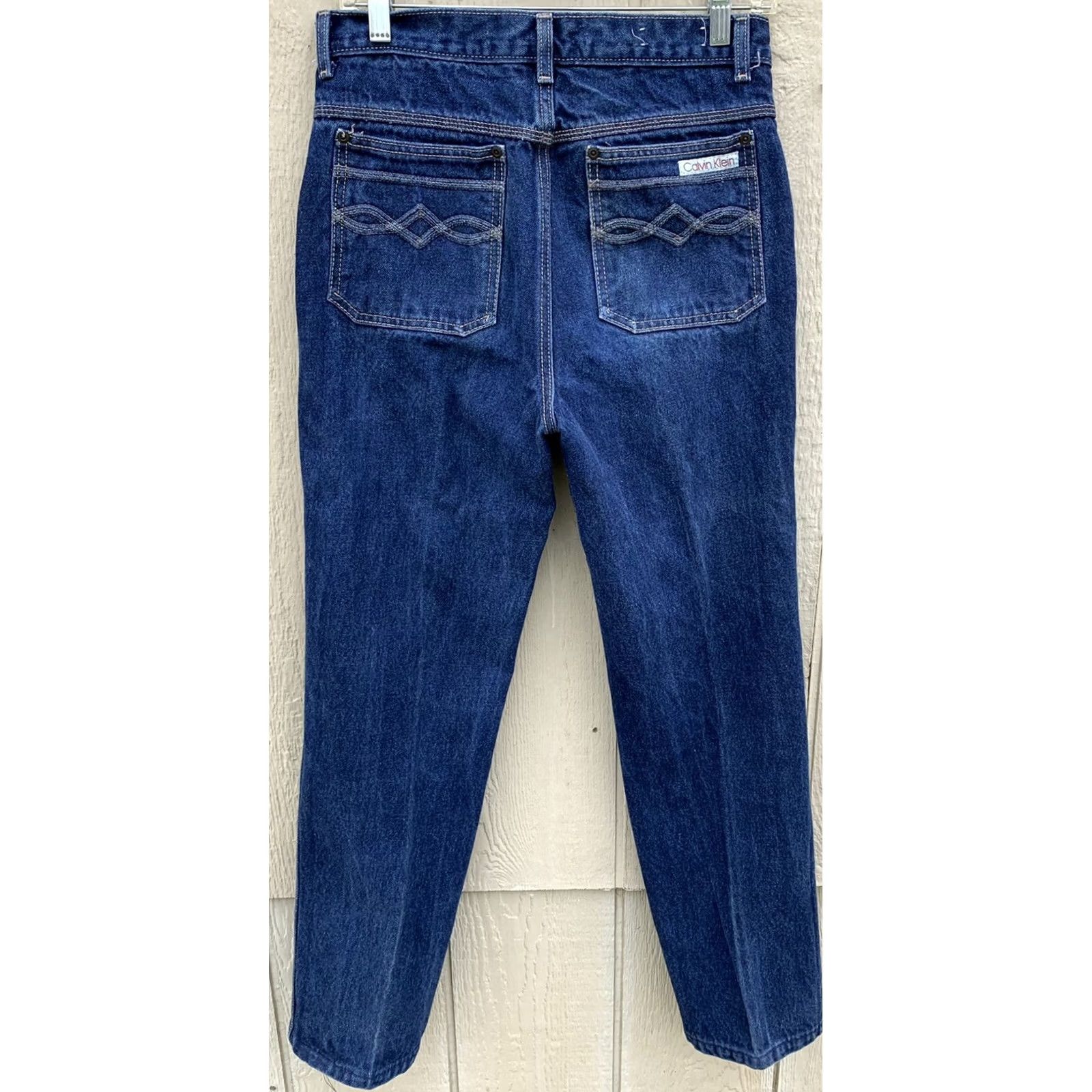 Calvin Klein VINTAGE Calvin Klein Jeans Y0626 32 80s 1980s Denim 5-Pocket 100% Cotton Blue Women XS? Size 24" / US 00 / IT 34 - 2 Thumbnail