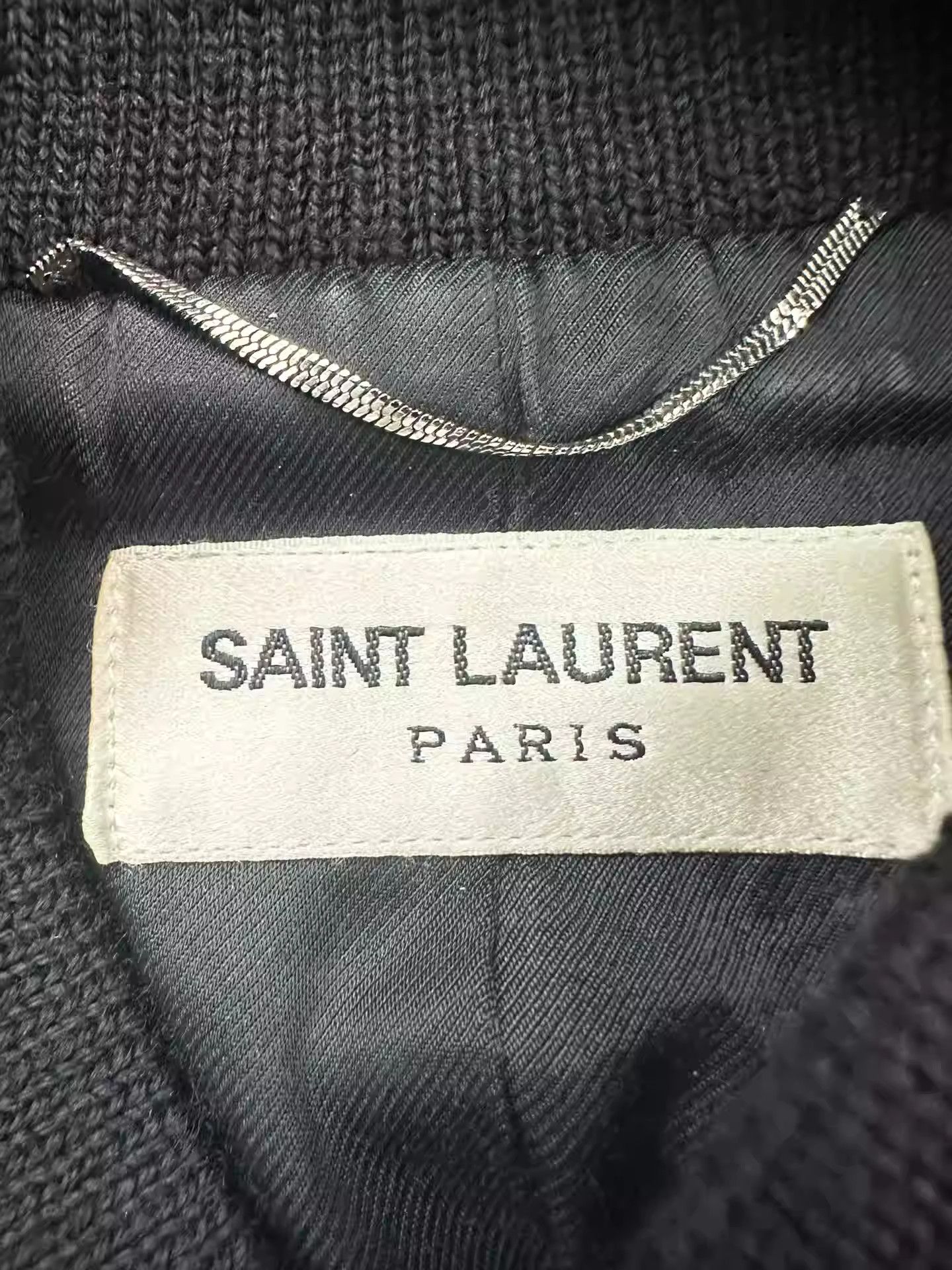 Saint Laurent Paris Saint Laurent Black And White Baseball Jerseys Size US XS / EU 42 / 0 - 3 Thumbnail