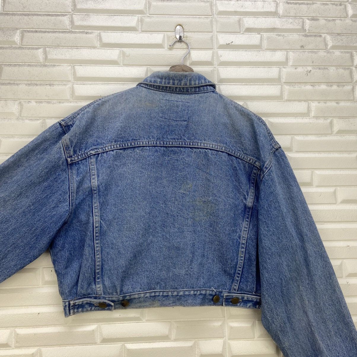 Japanese Brand × Vintage Vintage Japanese Brand Creem Trucker Denim Cropped Jacket Size US M / EU 48-50 / 2 - 17 Thumbnail