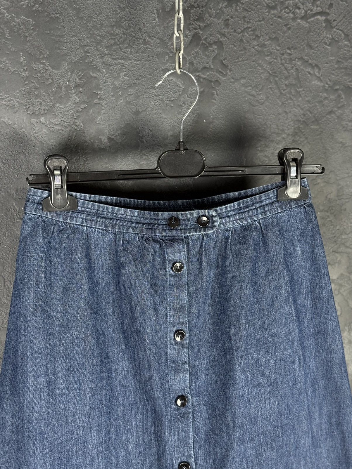 A.P.C. A.P.C. Rue Madame Paris Women’s Denim Jeans Skirt Button Up Size 38" / US 16 / IT 52 - 2 Thumbnail