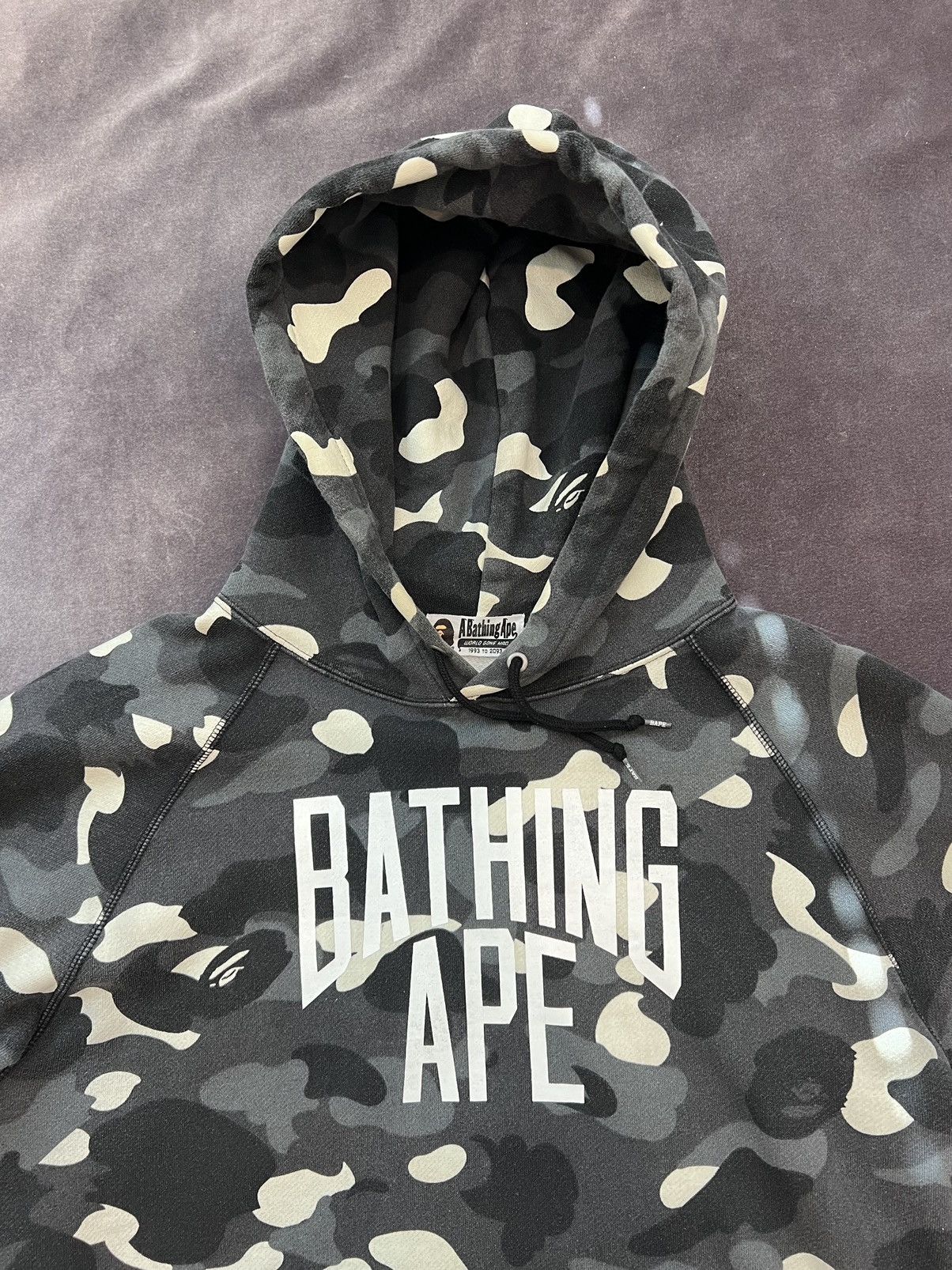 Bape City Camo NYC Logo Pullover Hoodie Size US L / EU 52-54 / 3 - 3 Thumbnail