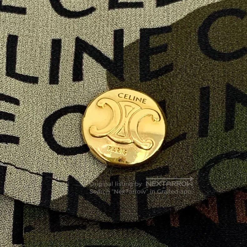 Celine Celine Camo Logo Silk Short. Size US 38 / EU 54 - 5 Thumbnail