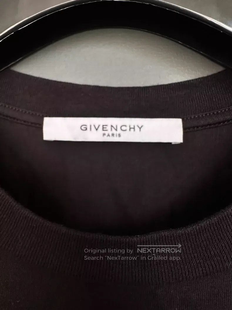 Givenchy Givenchy Flame pattern black and red logo round neck short Size US S / EU 44-46 / 1 - 3 Thumbnail