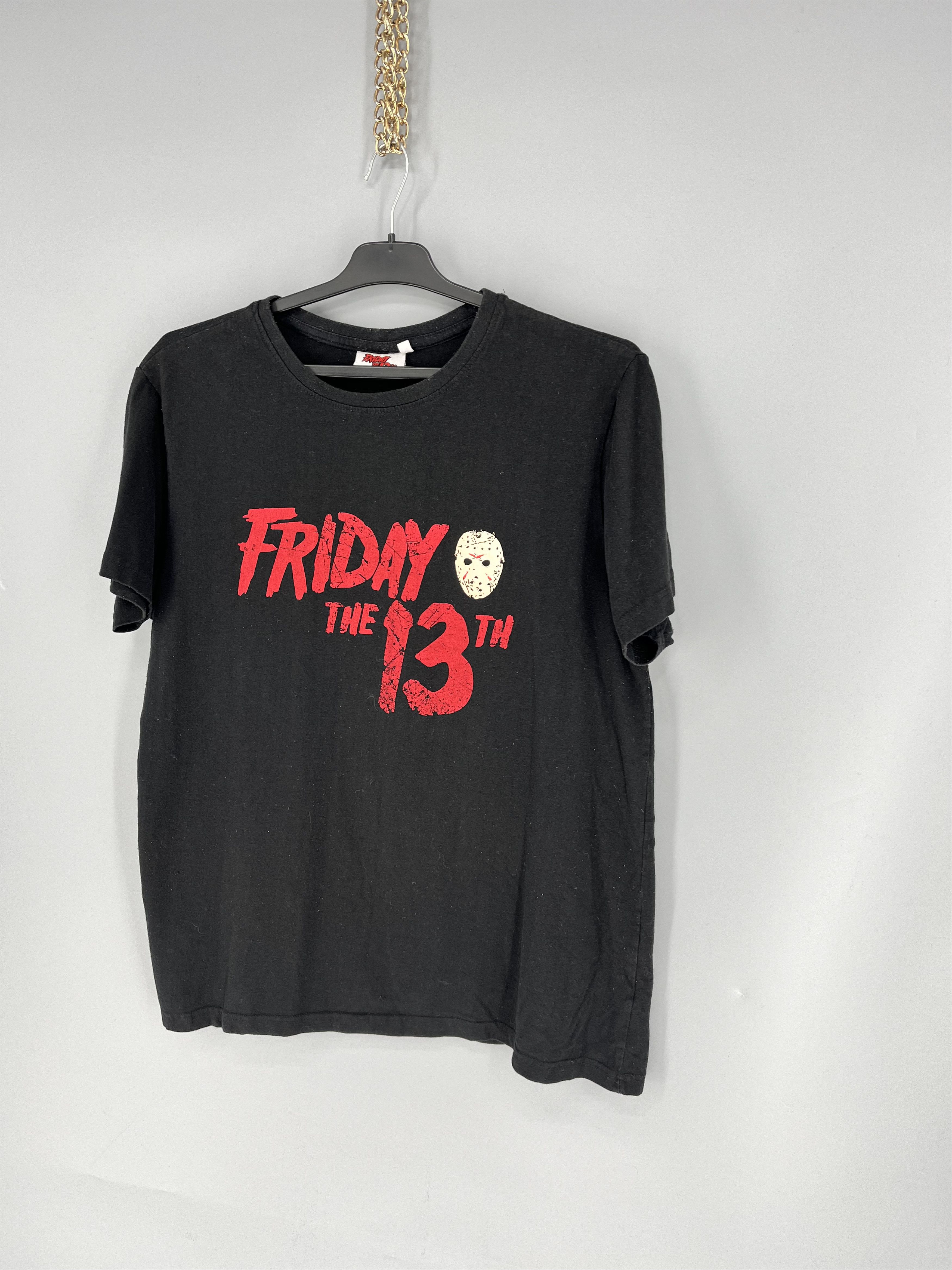 Vintage Friday The 13th Jason Voorhees I Love Friday HorrorMovie Tee Size US XL / EU 56 / 4 - 3 Thumbnail