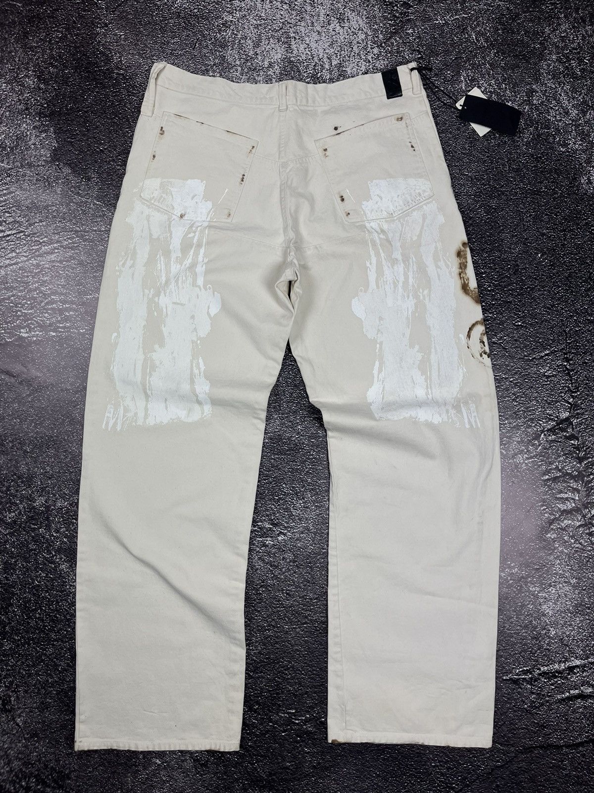 Gianfranco Ferre Gianfranco Ferre Painted Vintage Rare Y2k Denim Pants Size US 38 / EU 54 - 1 Thumbnail