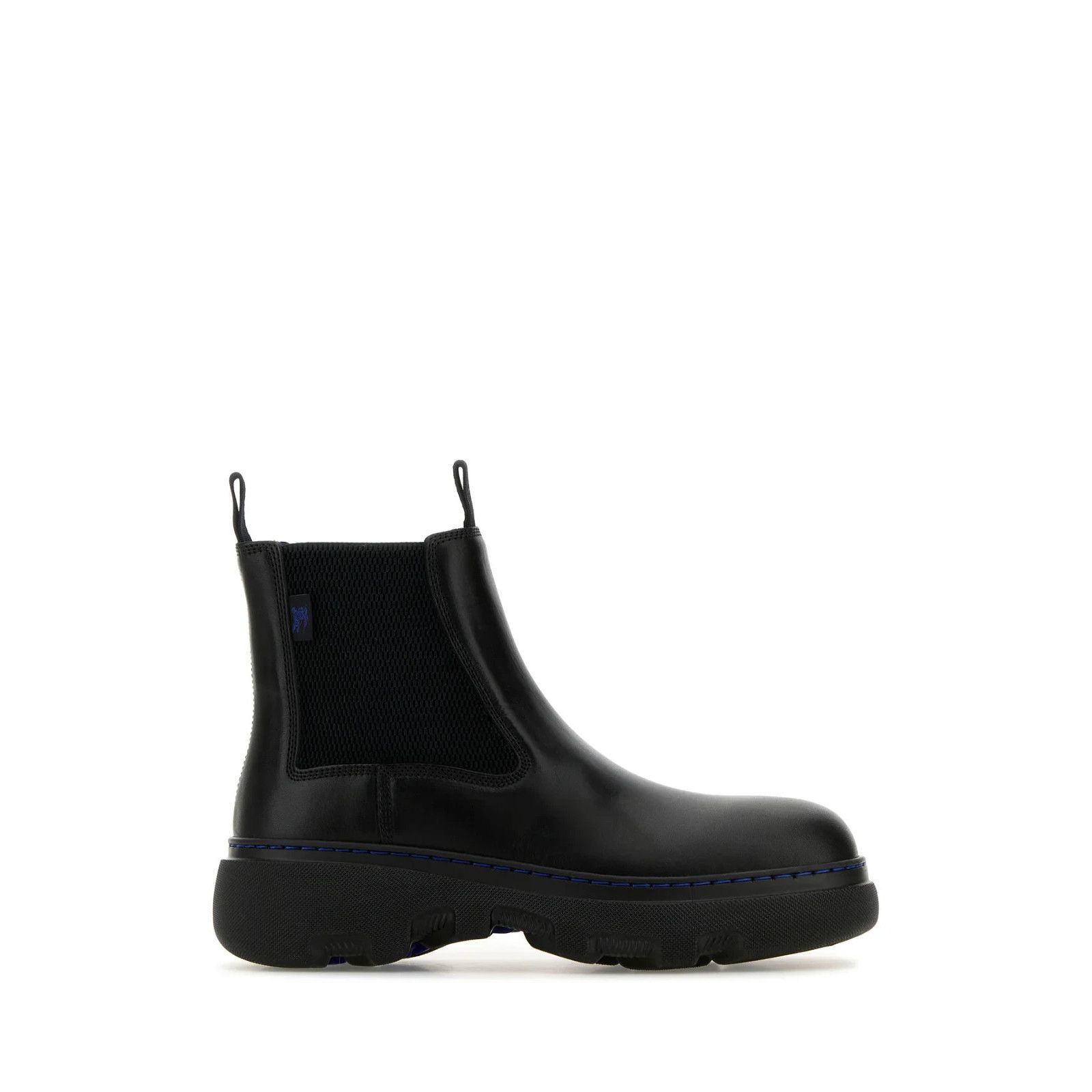 BURBERRY Black Leather Ankle Boots New & Authentic (Euro Siz