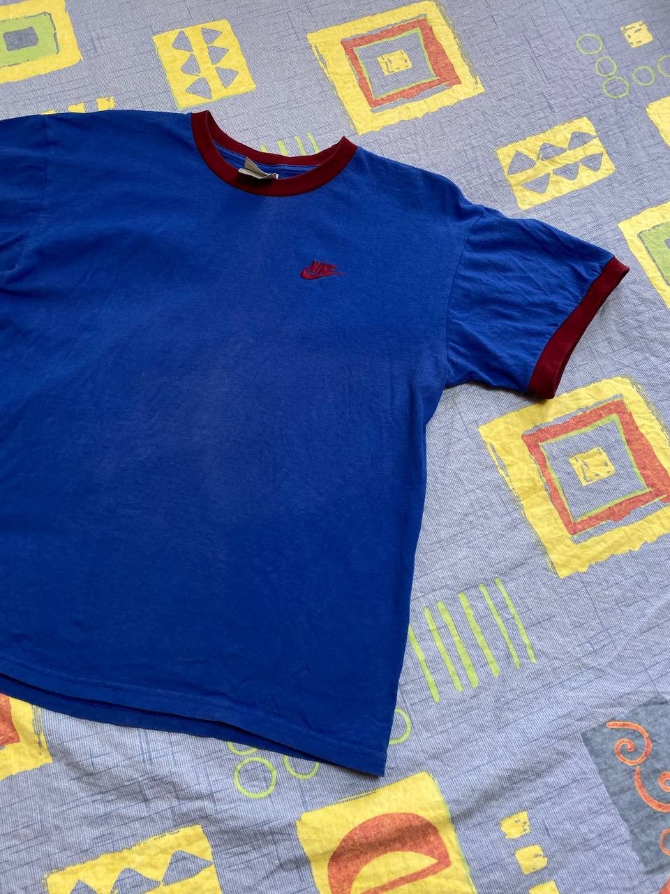 Nike × Vintage 90s Nike Swoosh Vintage Y2K Retro Tee T-Shirt Size US M / EU 48-50 / 2 - 8 Thumbnail