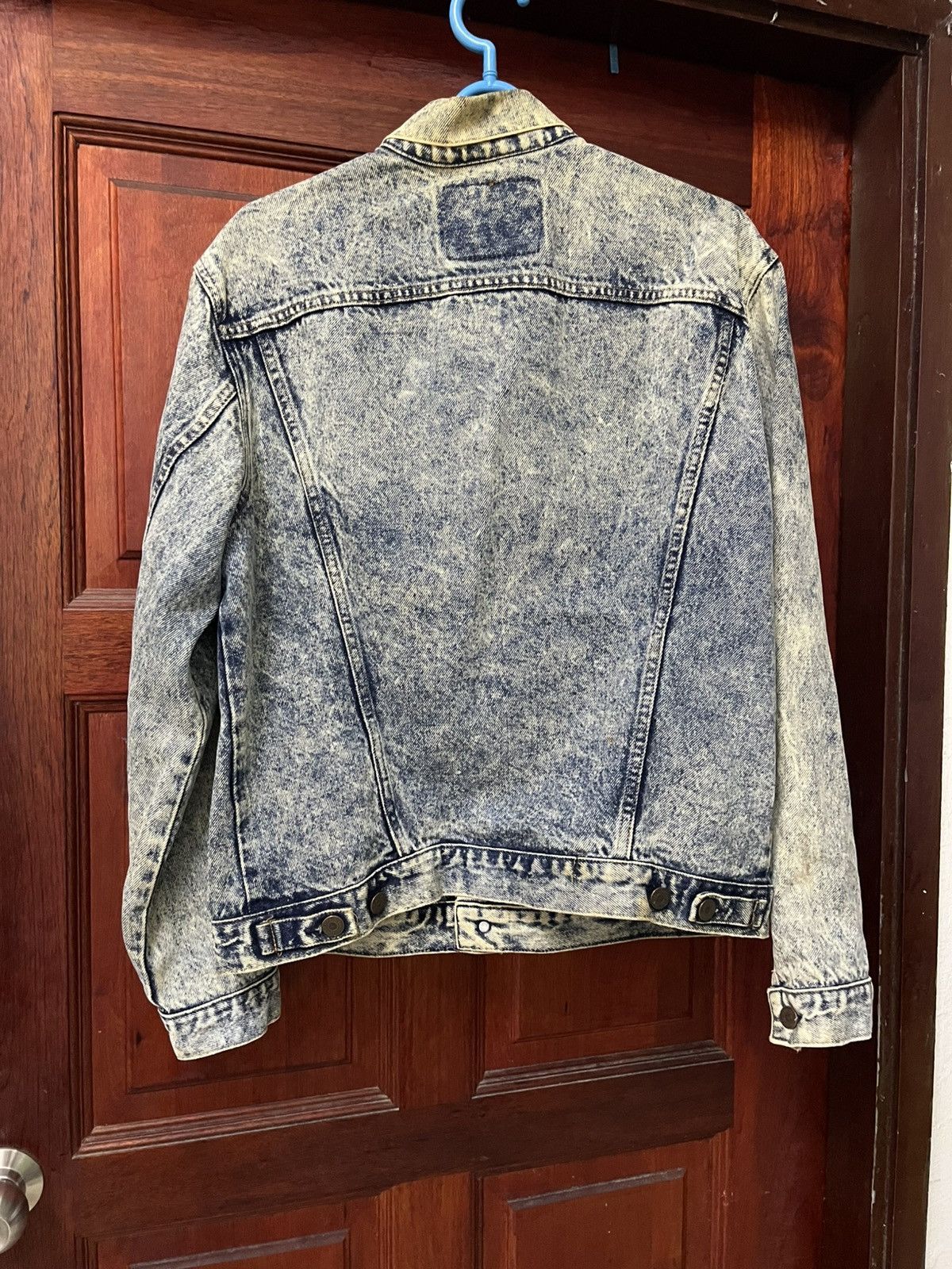 Levi's Vtg 80s Levi’s 70610 Acid Wash Trucker Jacket Size US M / EU 48-50 / 2 - 2 Thumbnail