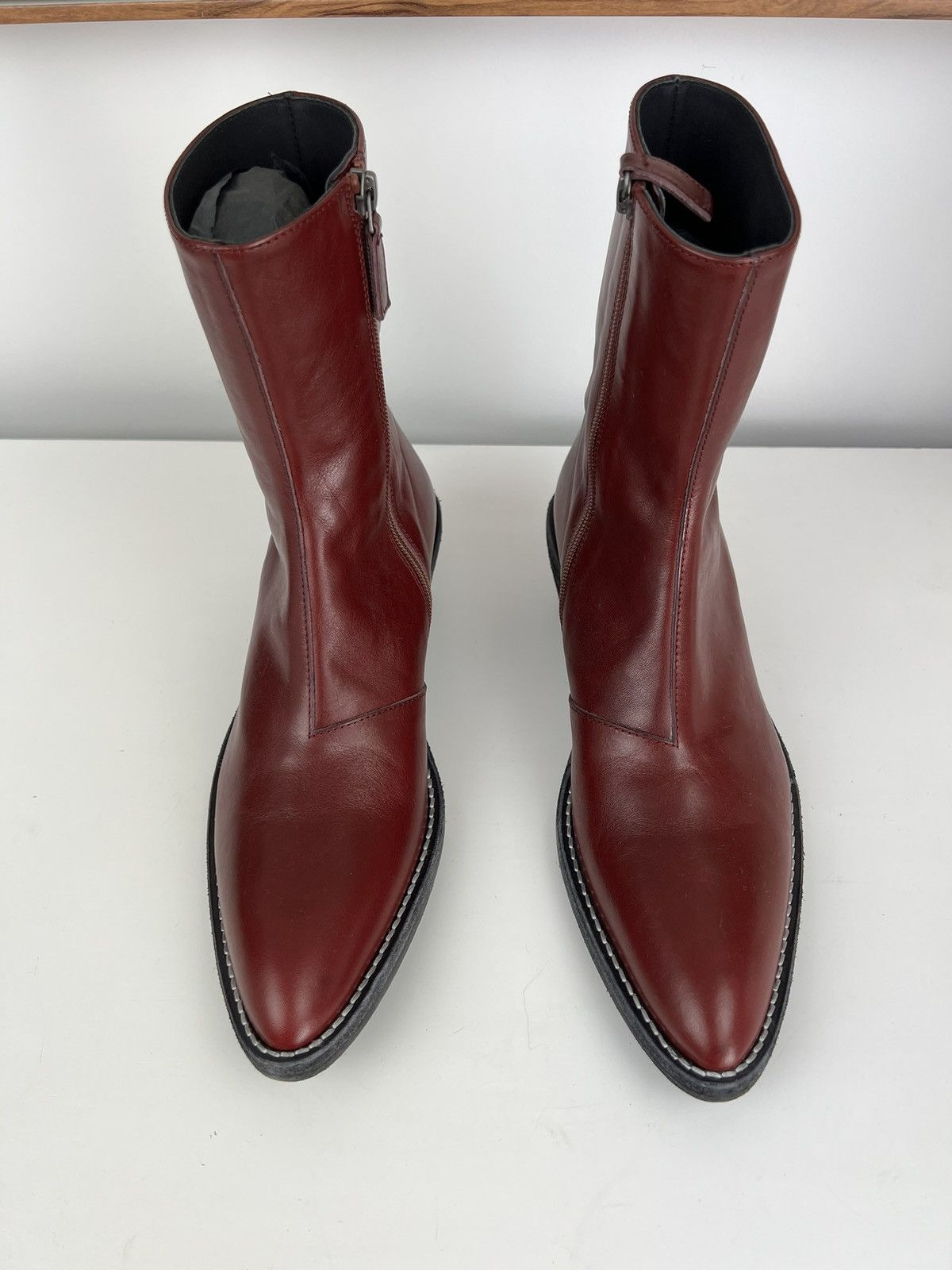 Haider Ackermann NEW Haider Ackermann RARE COLOR Ashkam Red Evening Boots 40 Size US 7 / EU 40 - 7 Thumbnail