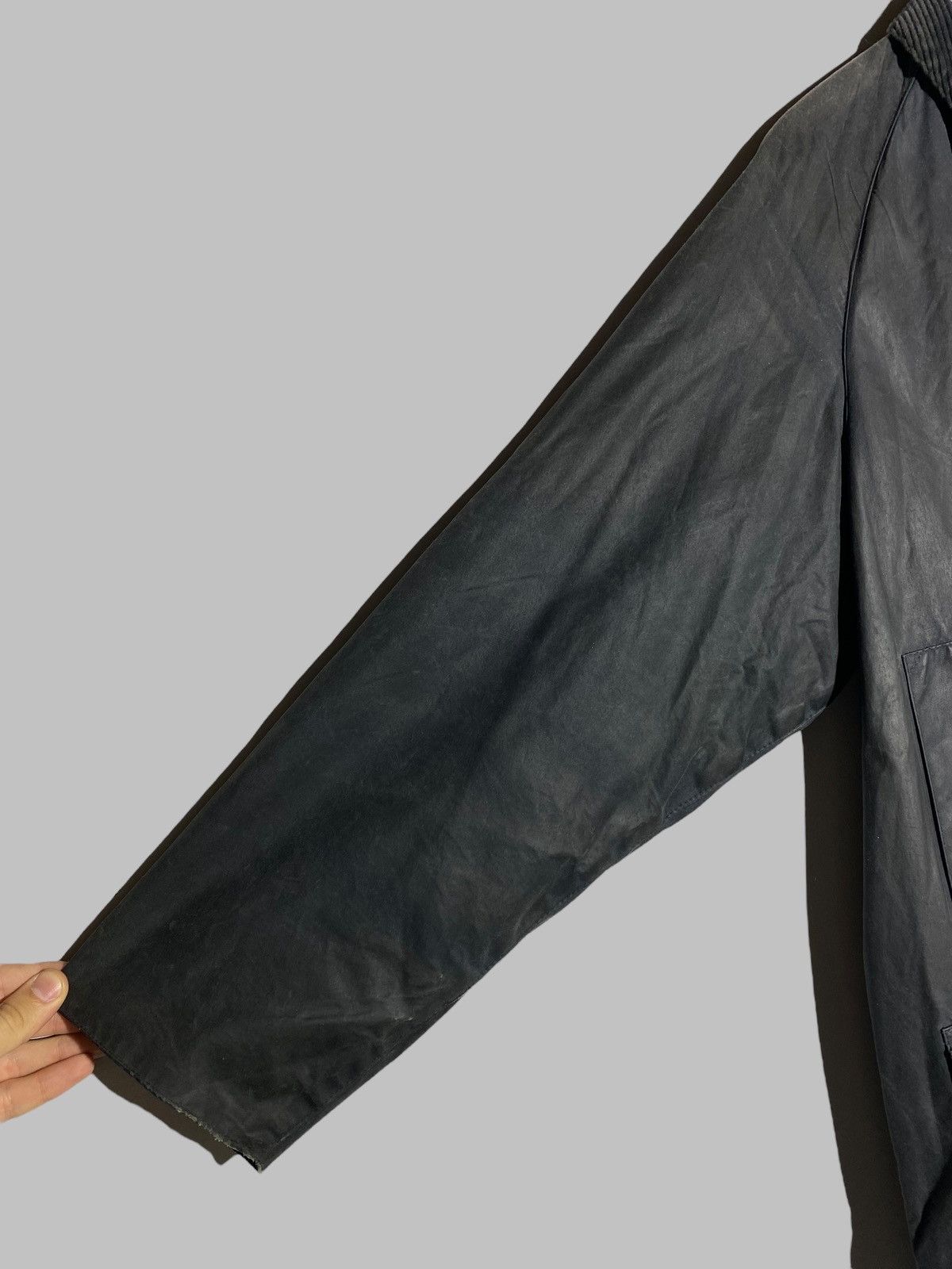 Barbour 🔥 BARBOUR BLACK WAX COAT VINTAGE CORE BRITISH OUTERWEAR Size US XL / EU 56 / 4 - 7 Thumbnail