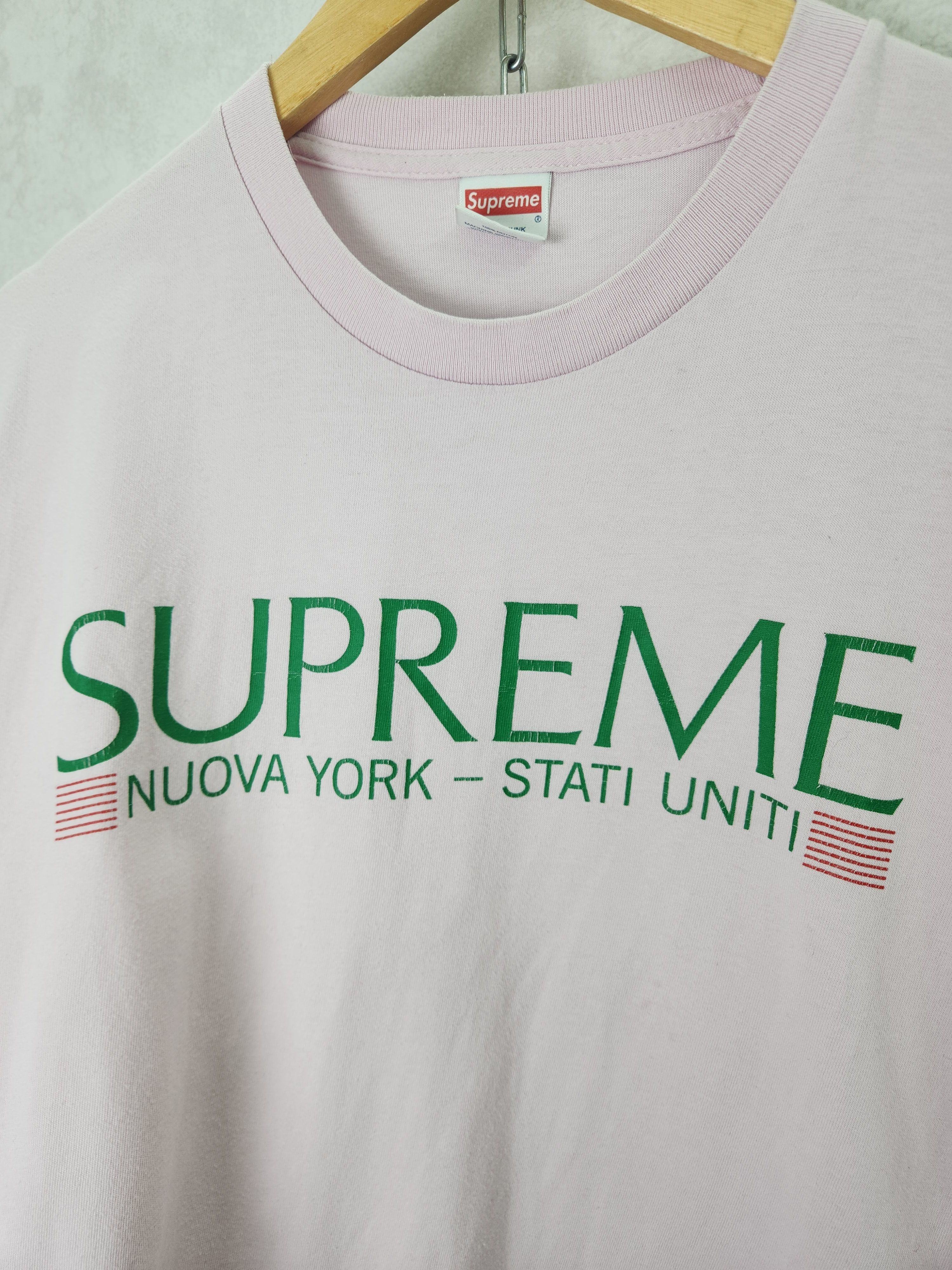 Supreme Supreme Nuova york pink t shirt size M Size US M / EU 48-50 / 2 - 4 Thumbnail