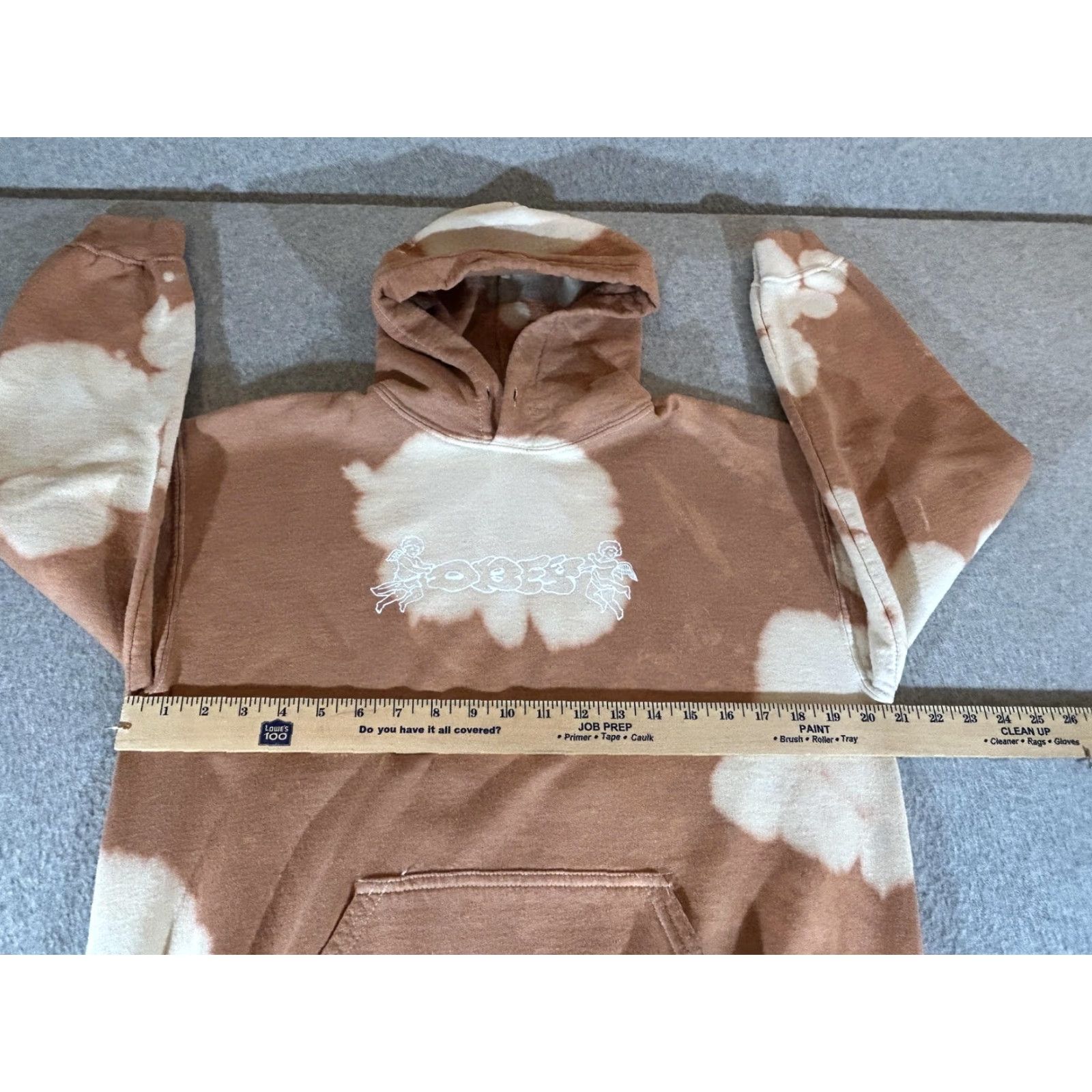 Obey VINTAGE Obey Hoodie Mens Medium Orange Tie Dye Pullover Cherub Angel Graphic Streetwear Size US M / EU 48-50 / 2 - 5 Thumbnail