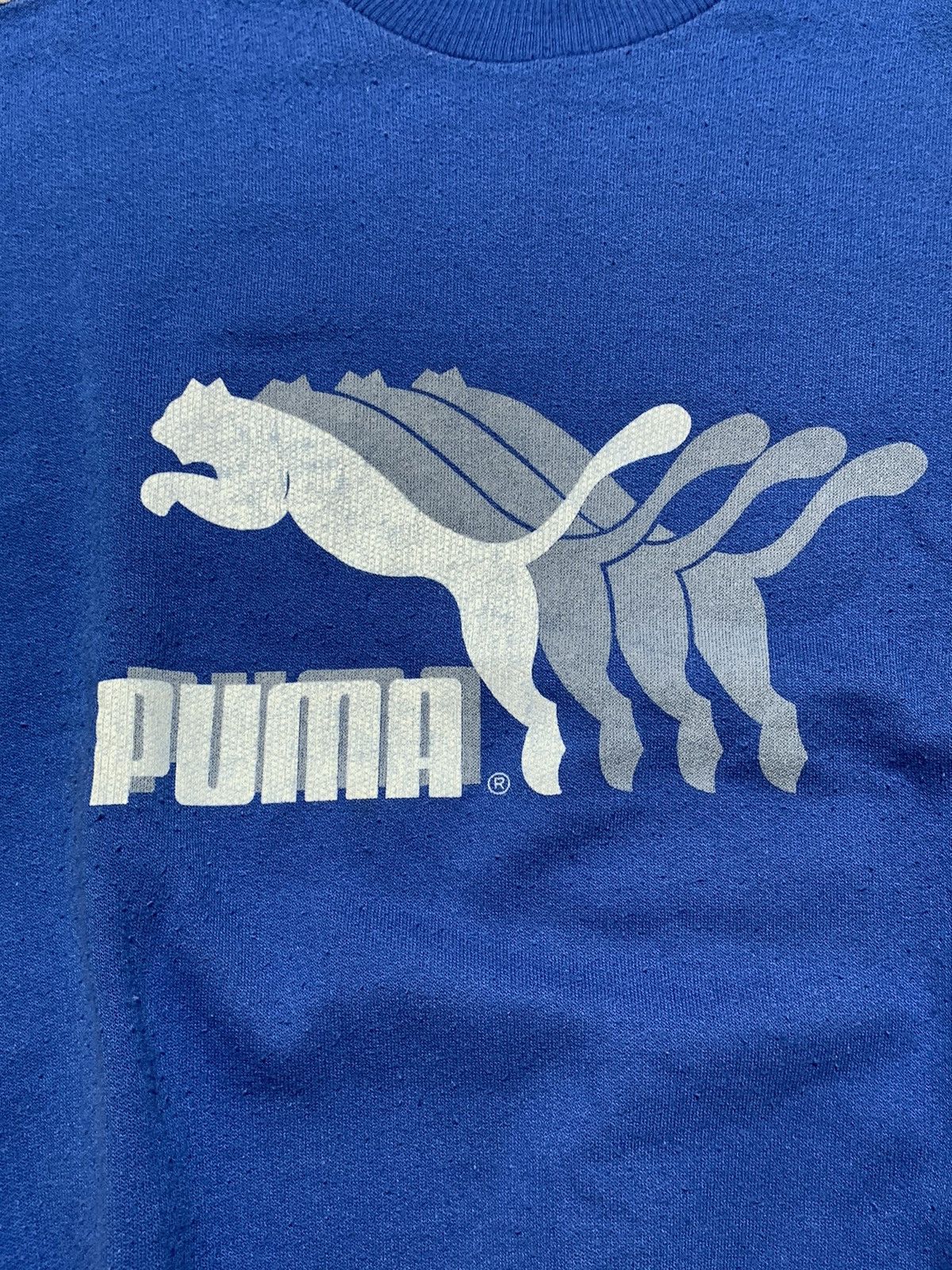 Puma × Vintage Vintage 90s Puma big logo sweatshirt streetwear style size M Size US M / EU 48-50 / 2 - 5 Thumbnail