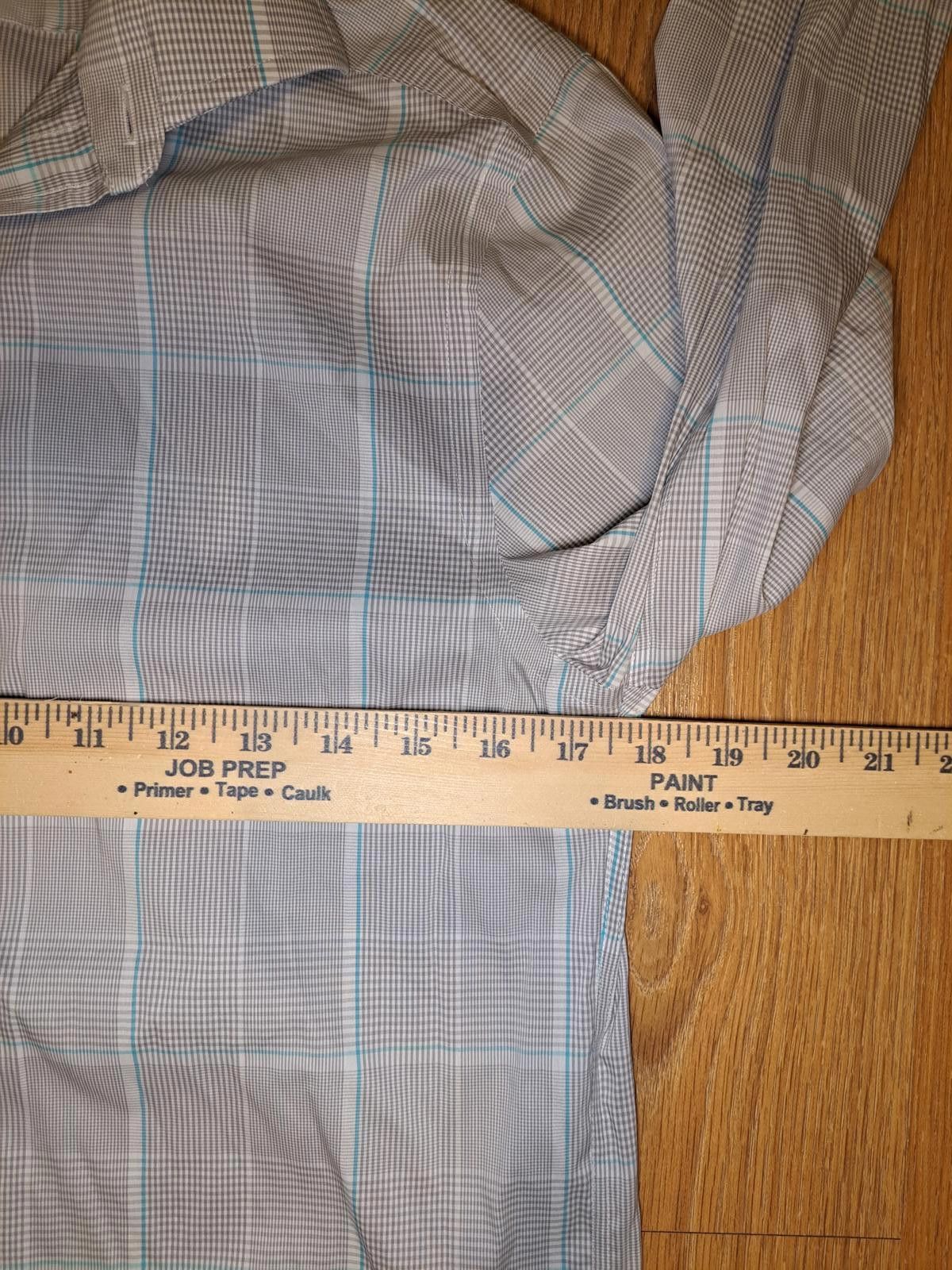 Polo Ralph Lauren Ralph Lauren Dress Shirt Mens Small 14.5-32/33 Gray Plaid Size 36R - 7 Thumbnail