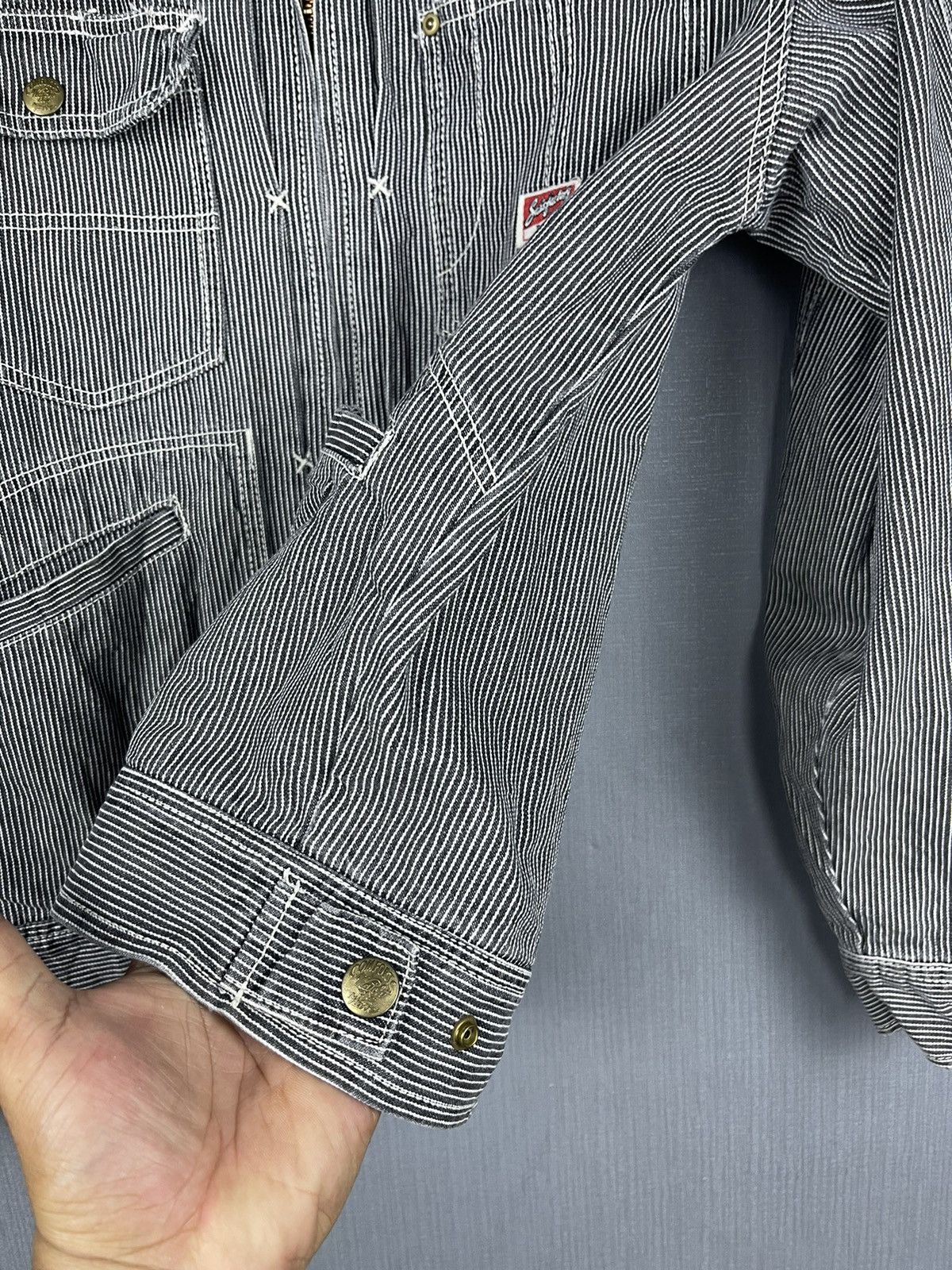 Hysteric Glamour Hysteric GLAMOUR Dogman Hickory Multipocket Workwear Jacket Size US M / EU 48-50 / 2 - 11 Thumbnail