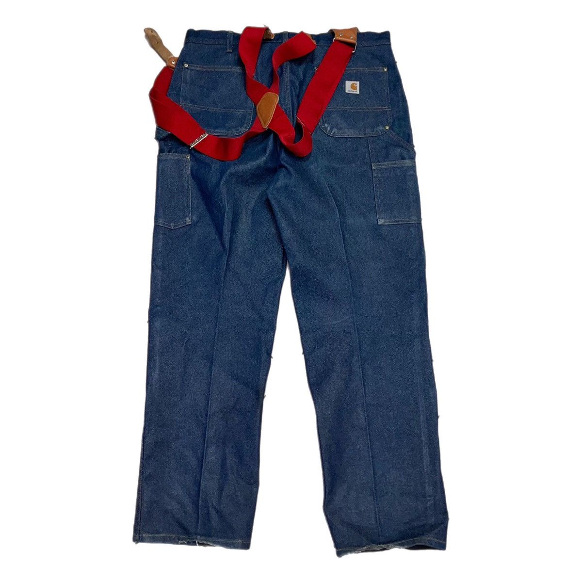 Carhartt Carhartt raw denim double knee pant with suspenders Size US 38 / EU 54 - 2 Thumbnail