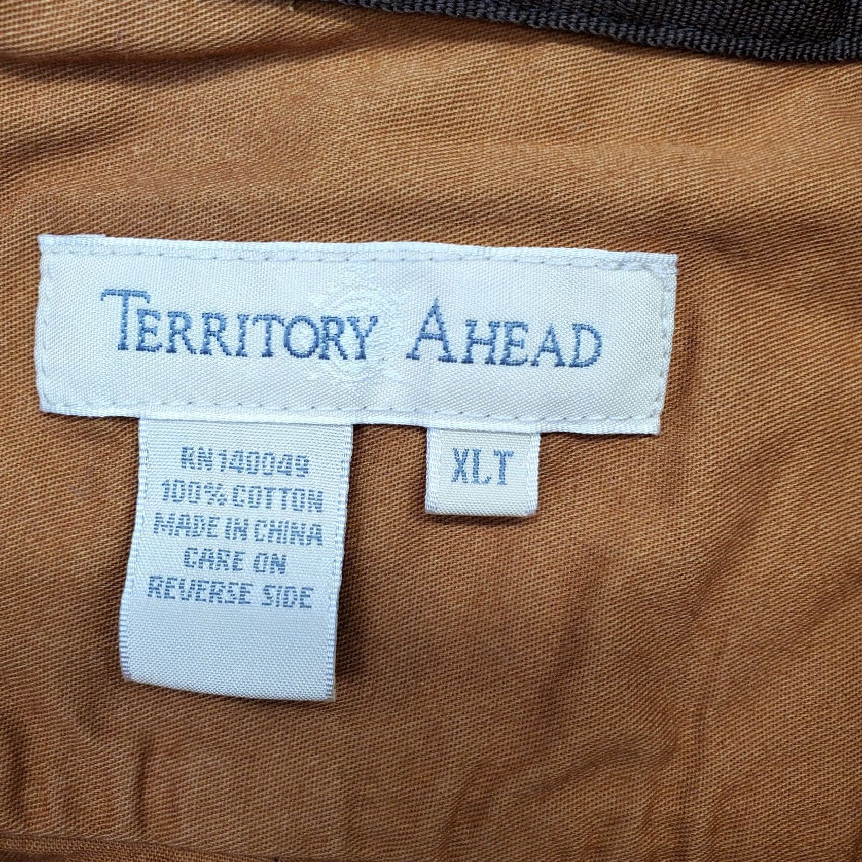 The Territory Ahead Territory Ahead Shirt Mens XLT Tan Long Sleeve Button-Down Casual Travel Size US XL / EU 56 / 4 - 5 Thumbnail