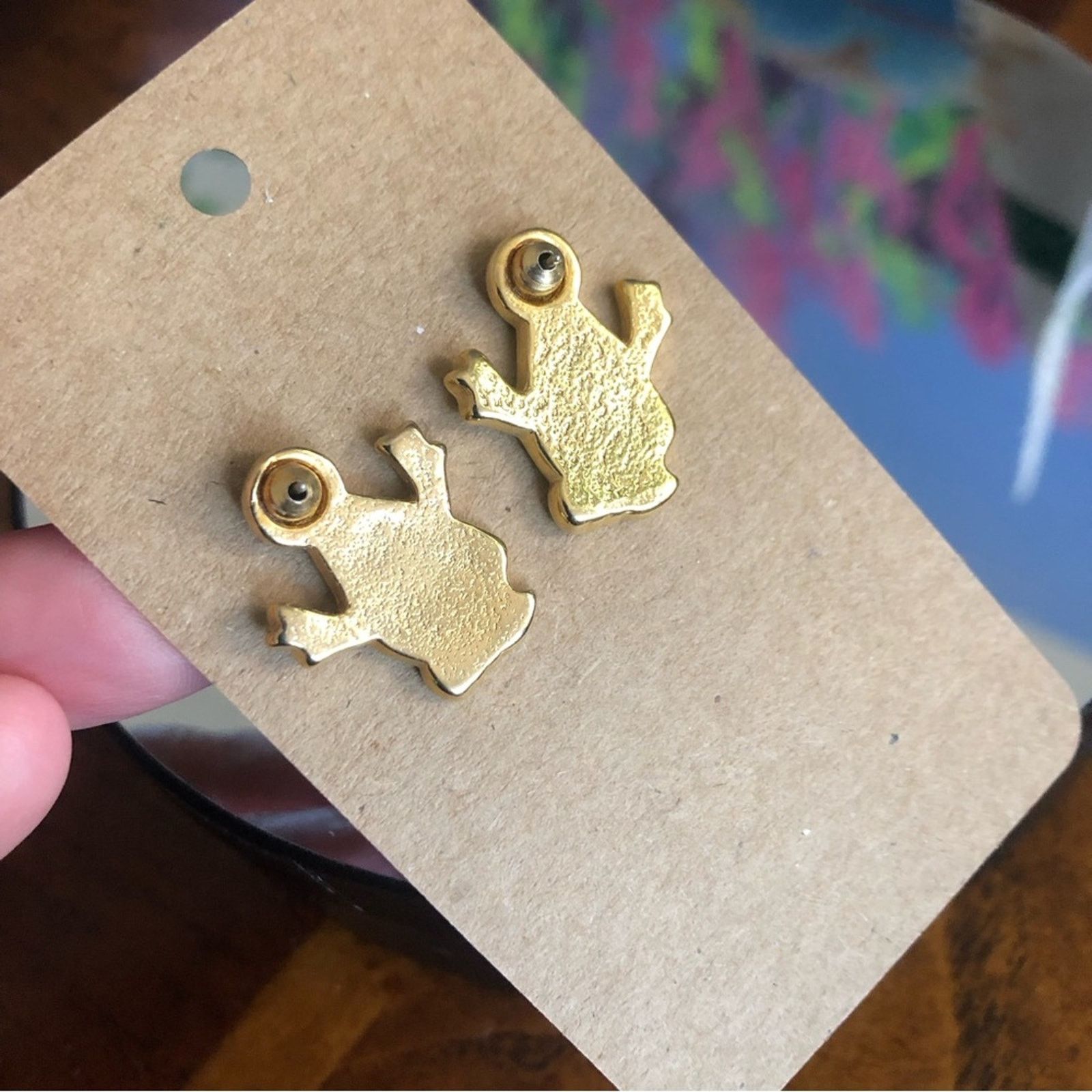 Jewelry Halloween ghost enamel pierced earrings Size ONE SIZE - 5 Thumbnail
