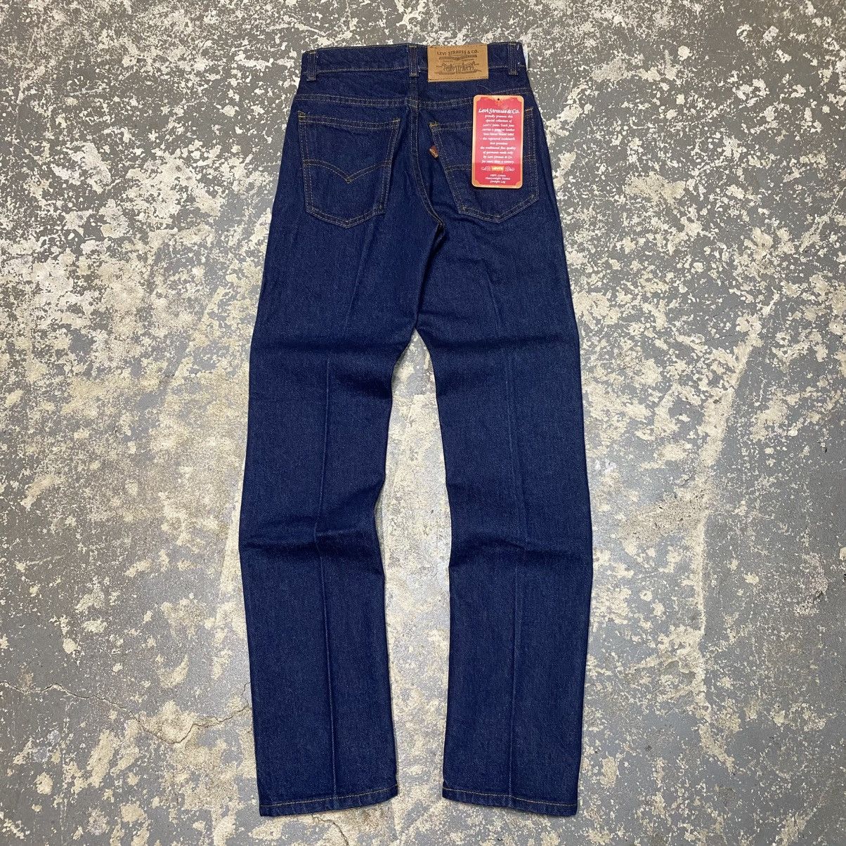 Levi's × Vintage Vintage Levi’s Straight Leg 709-0216 80s Denim Jeans USA NWT Size US 27 - 10 Thumbnail