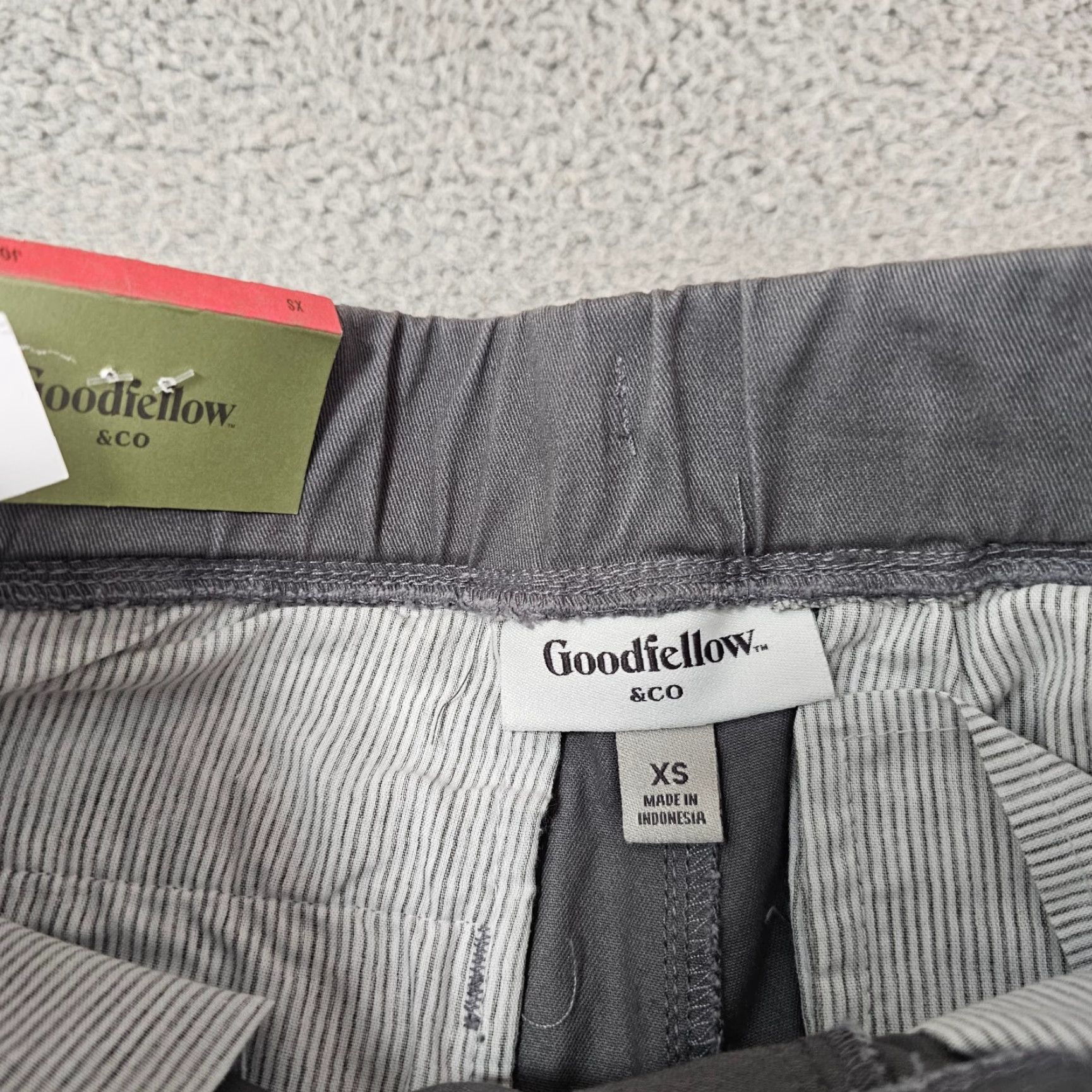 Vintage VINTAGE Goodfellow Jogger Pants Mens XS Grey Twill Cotton Stretch Drawstring Size US 28 / EU 44 - 3 Thumbnail