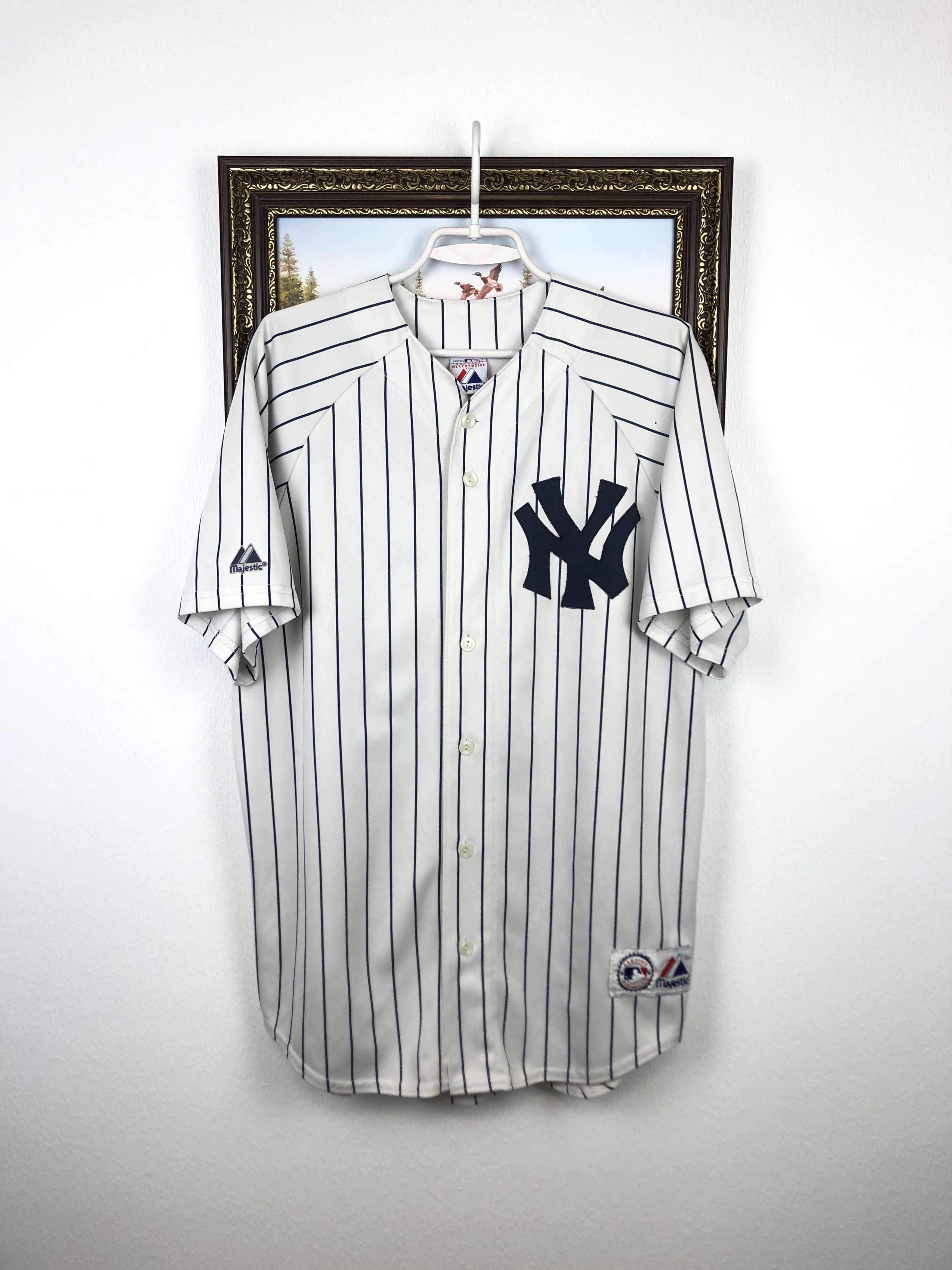 Majestic Vintage 90's Majestic New York Yankees Wang Jersey MLB Shirt Size US XL / EU 56 / 4 - 3 Thumbnail