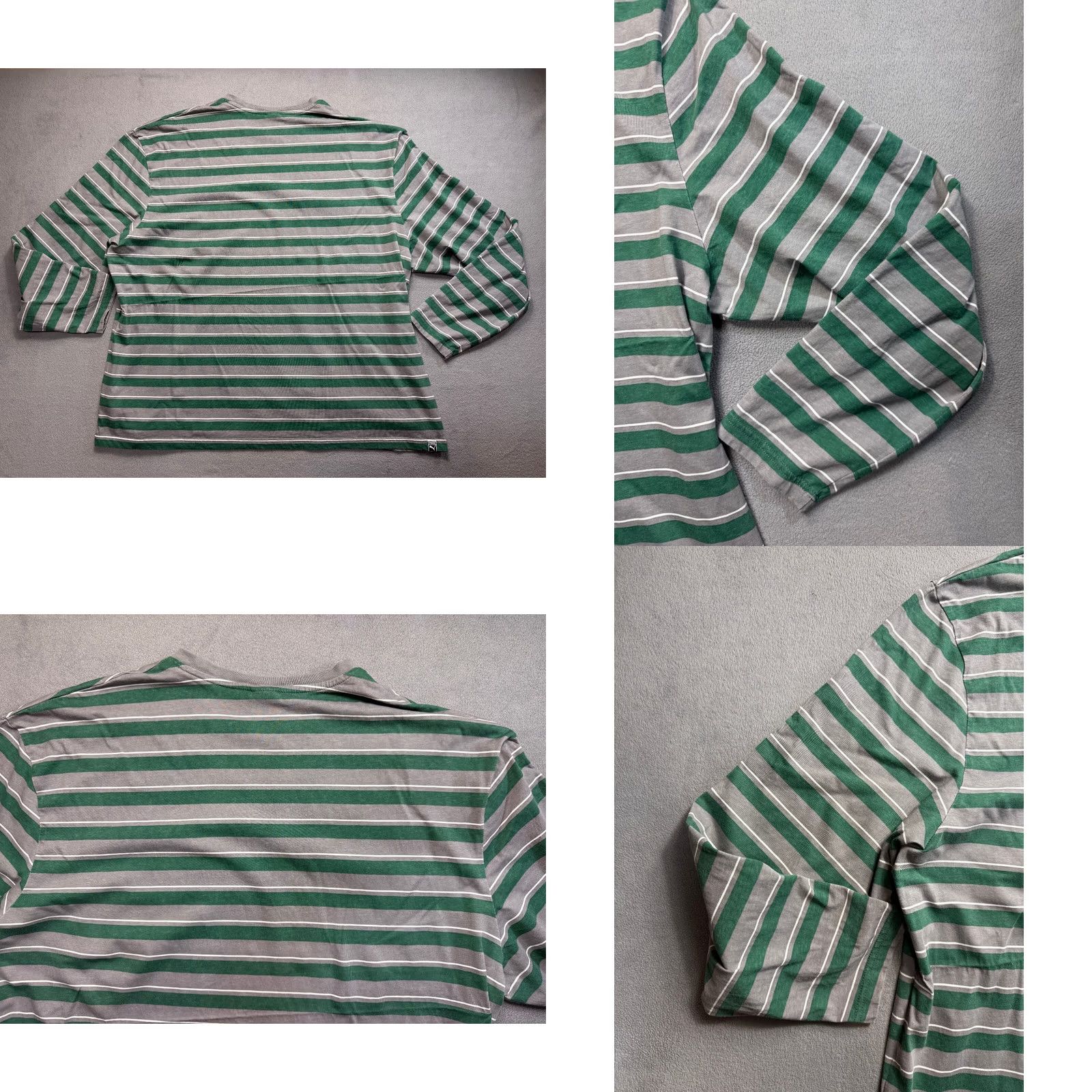 Puma Puma Long Sleeve Shirt Striped Mens 3XL Big 3X Multicolor T-Shirt Size US XXL / EU 58 / 5 - 9 Thumbnail