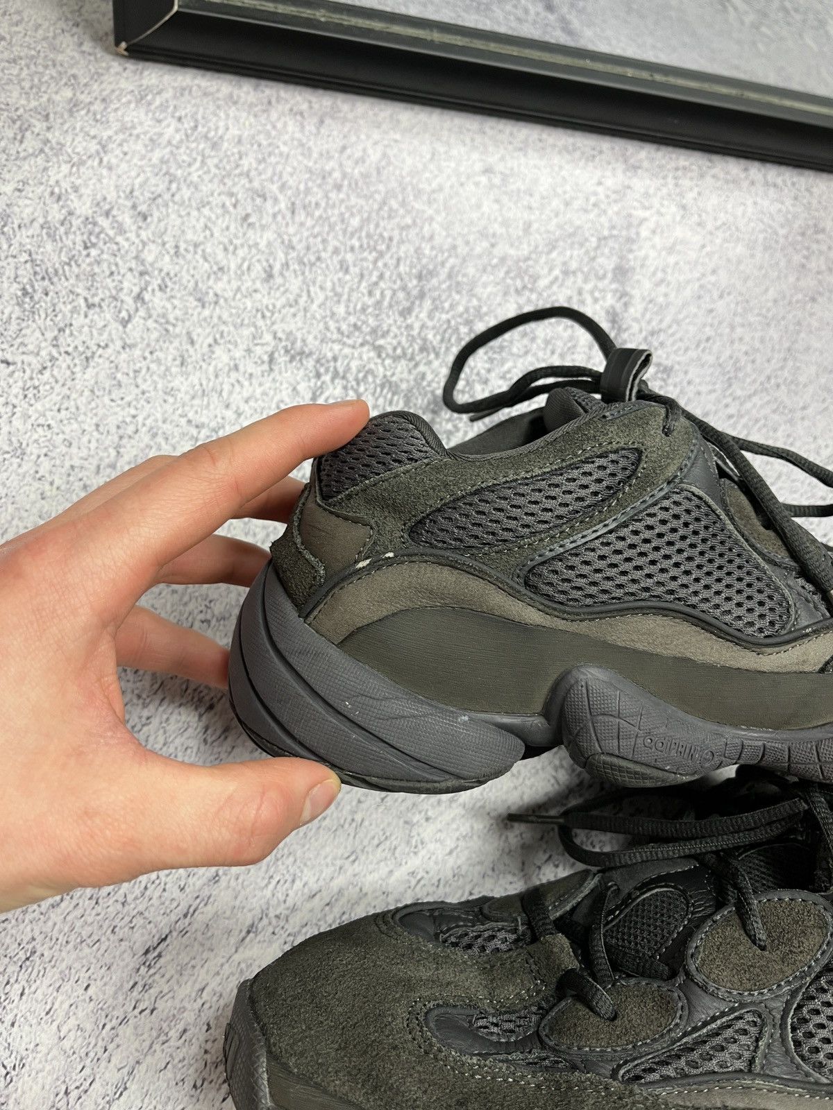 Adidas × Yeezy Adidas Yezzy Boost 500 Utility Black US 8 Size US 8 / EU 41 - 5 Thumbnail