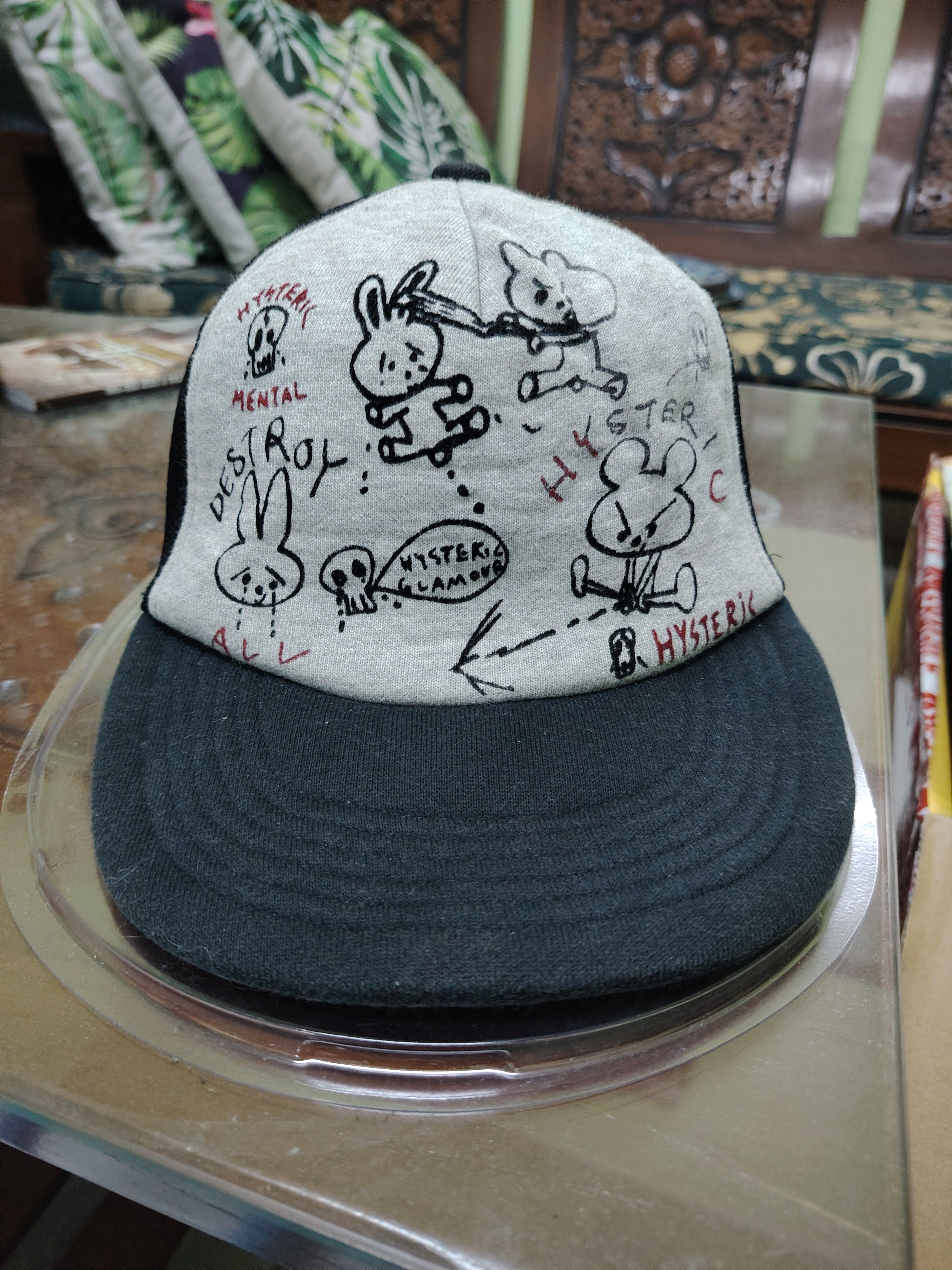 Hysteric Glamour Vintage Hysteric Glamour Mental Destroy All Hat Size ONE SIZE - 1 Thumbnail
