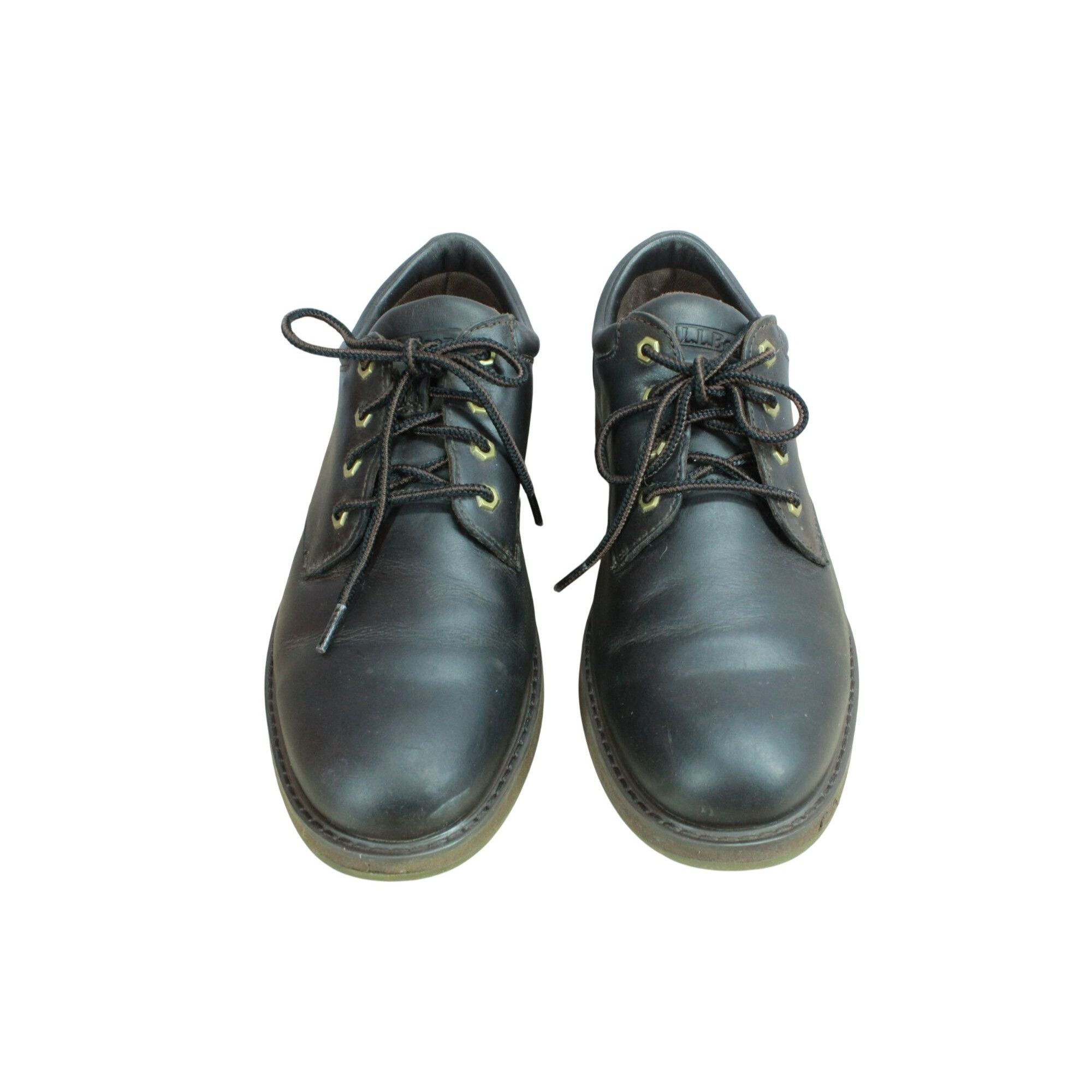 L.L. Bean LL Bean Mens Leather Water Resistant Stonington Oxford Shoes Size US 11 / EU 44 - 4 Thumbnail