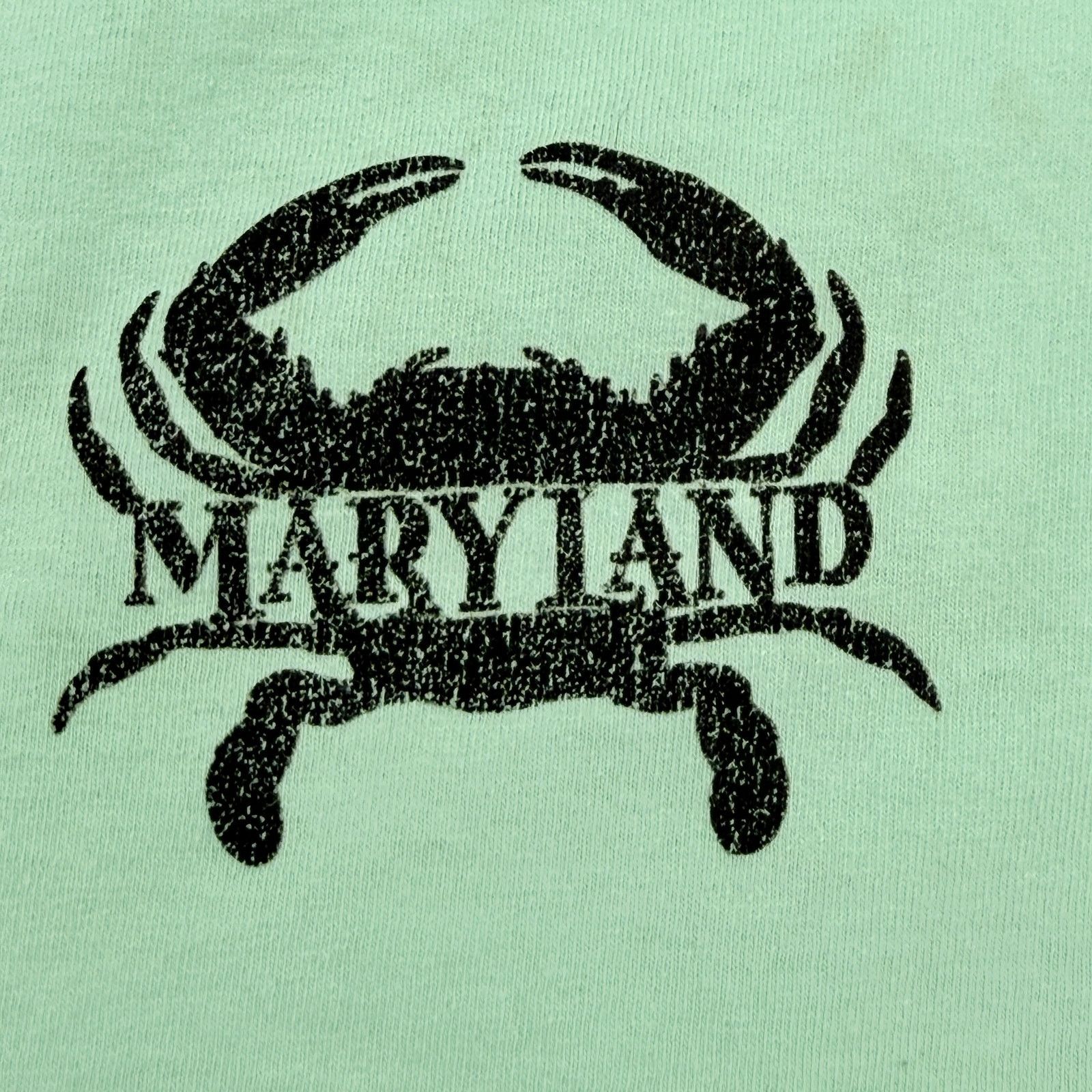 Hanes Hanes Maryland Blue Crab Mint Green Graphic T-Shirt M Size US M / EU 48-50 / 2 - 3 Thumbnail