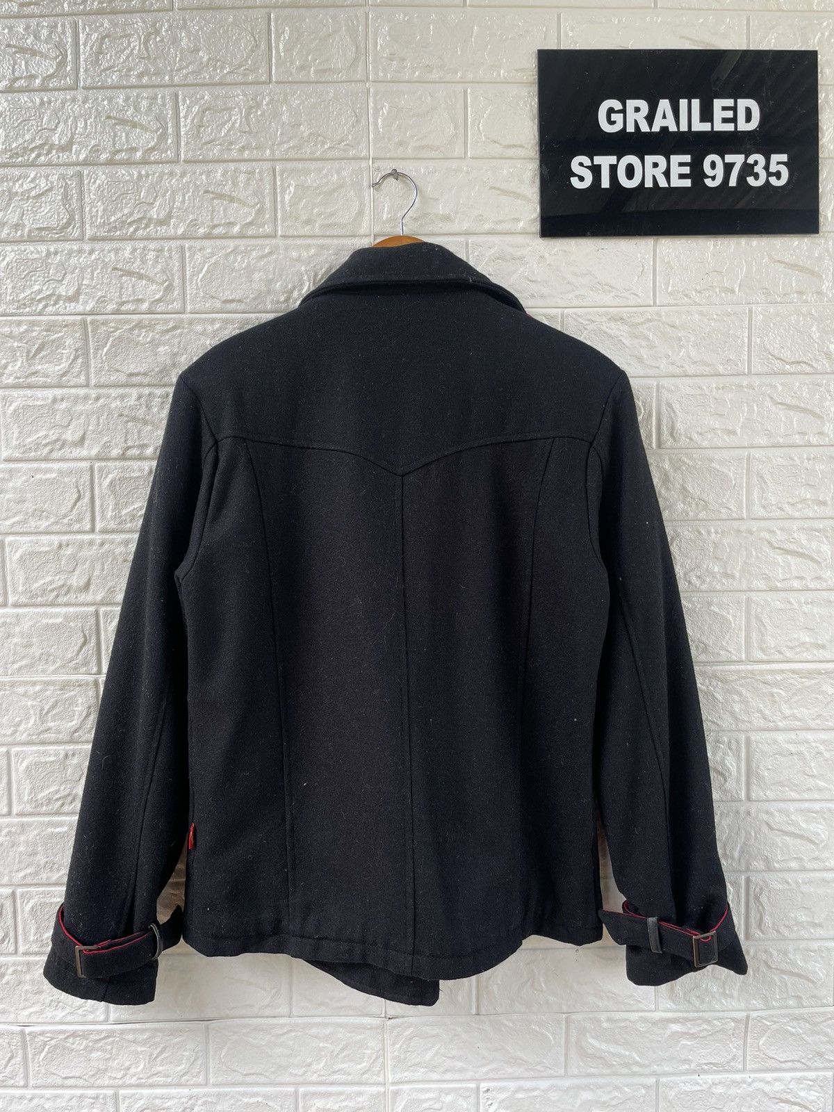 Japanese Brand Vintage Woolrich Peacoat Size US M / EU 48-50 / 2 - 2 Thumbnail