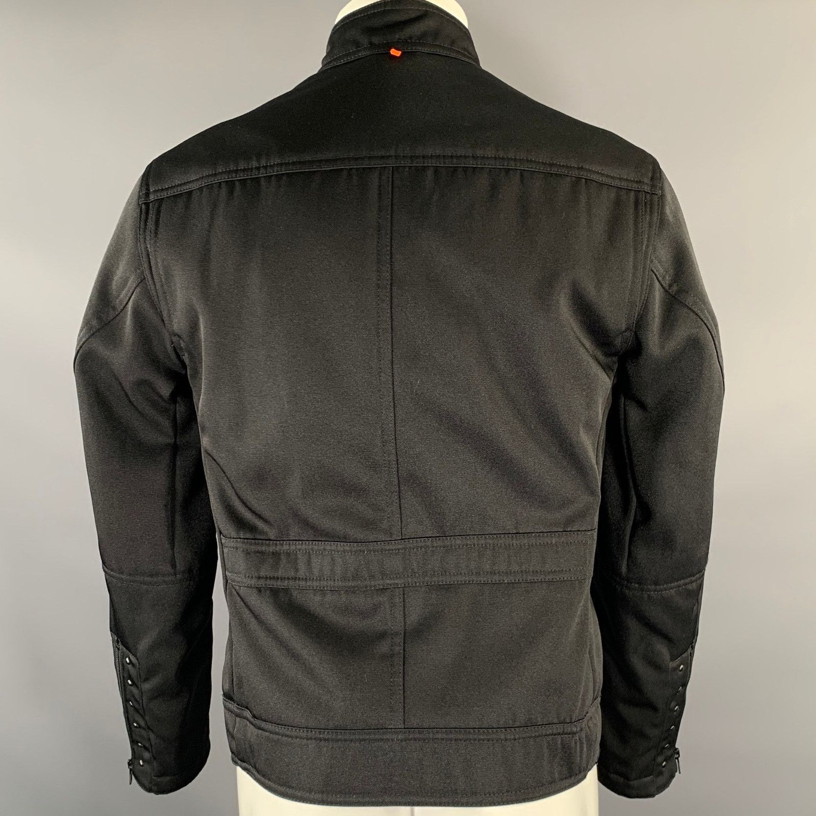 Hugo Boss HUGO BOSS Size 38 Black Polyester Zip Up Jacket Size US M / EU 48-50 / 2 - 4 Thumbnail